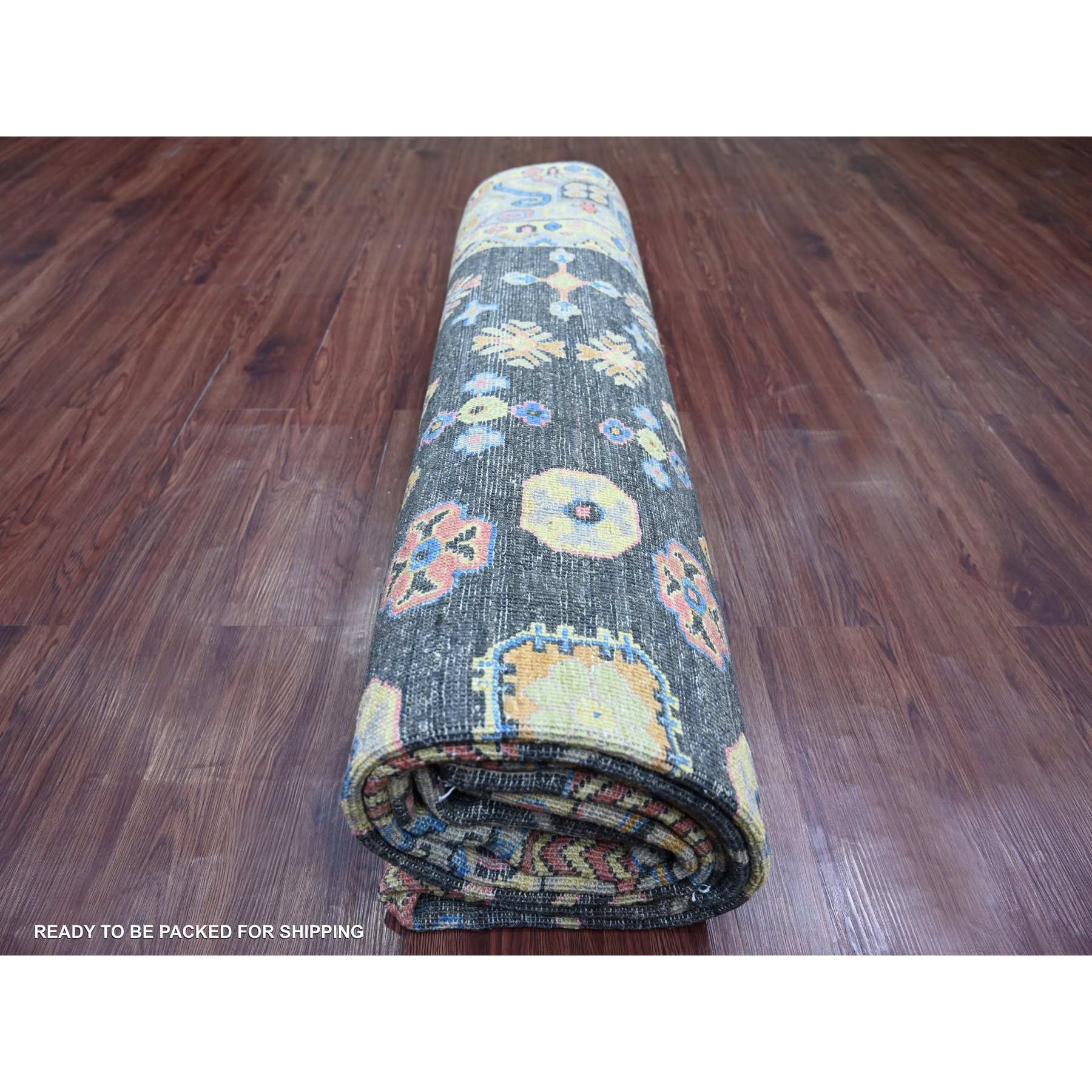 Oushak-And-Peshawar-Hand-Knotted-Rug-107540