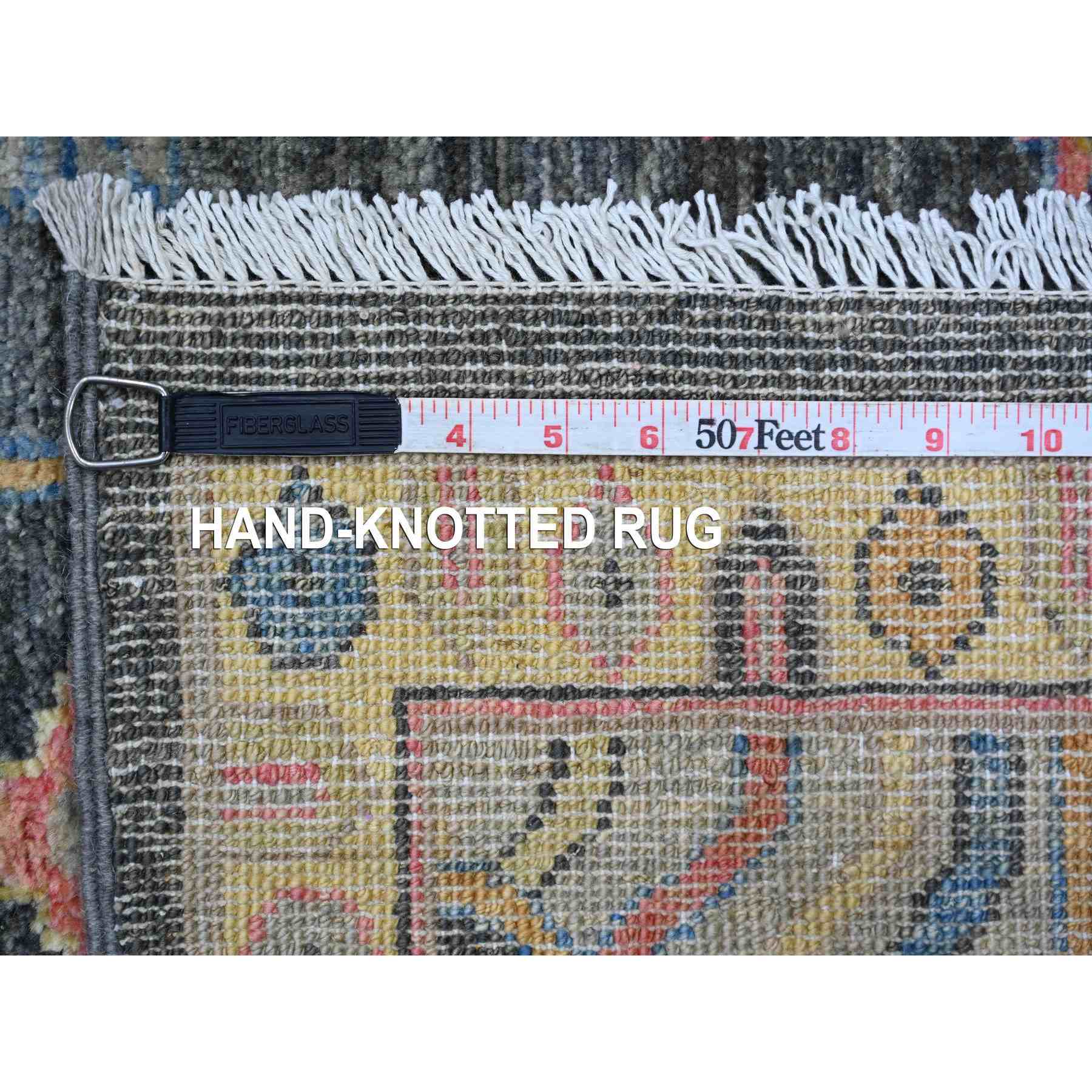 Oushak-And-Peshawar-Hand-Knotted-Rug-107540