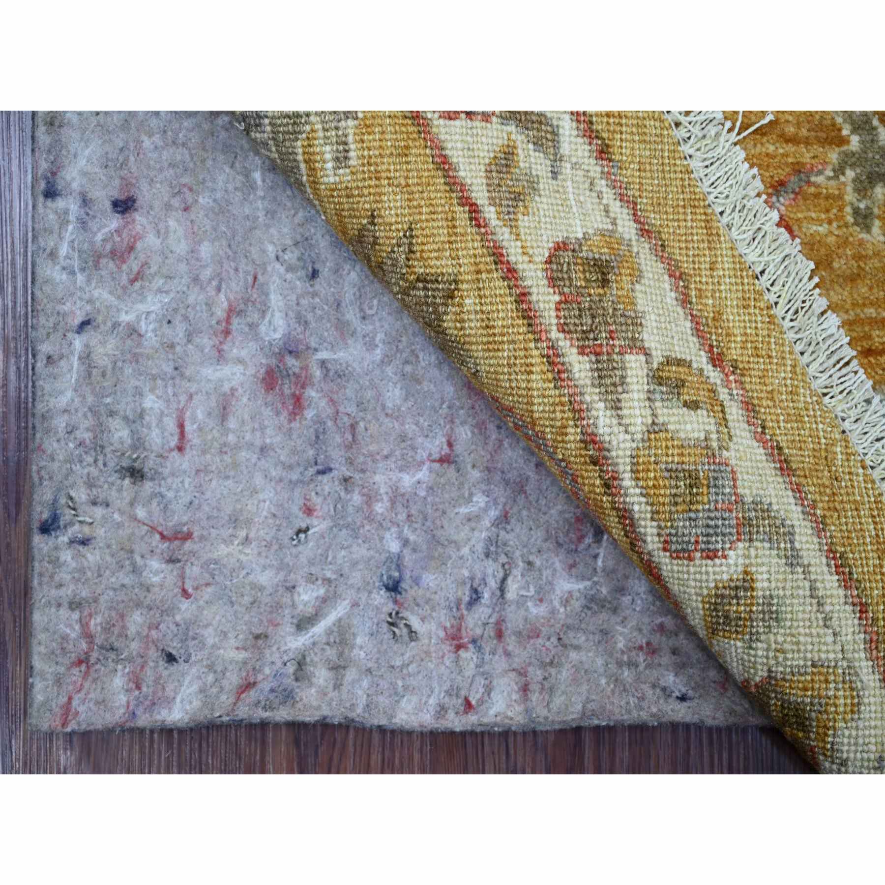 Oushak-And-Peshawar-Hand-Knotted-Rug-107545