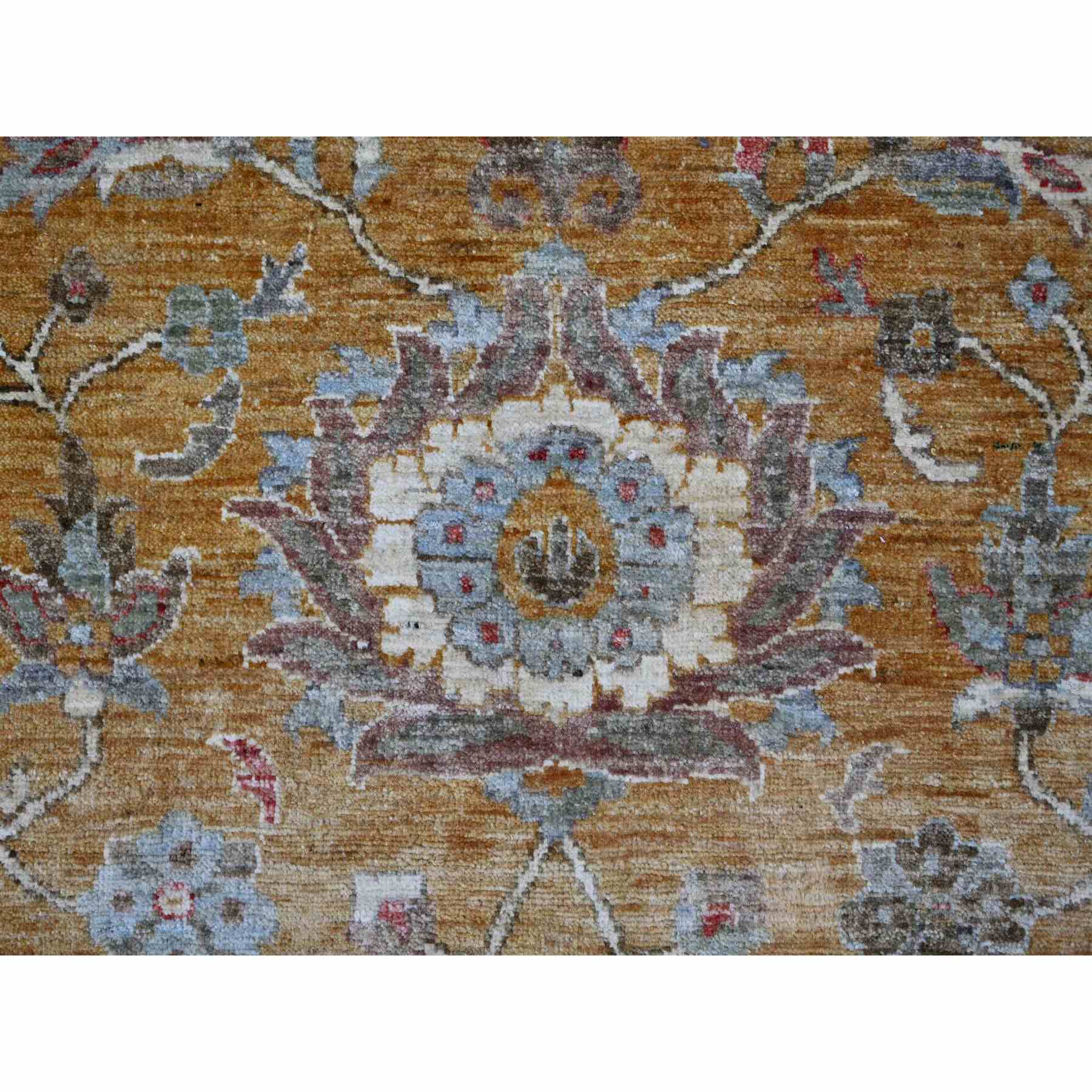 Oushak-And-Peshawar-Hand-Knotted-Rug-107545