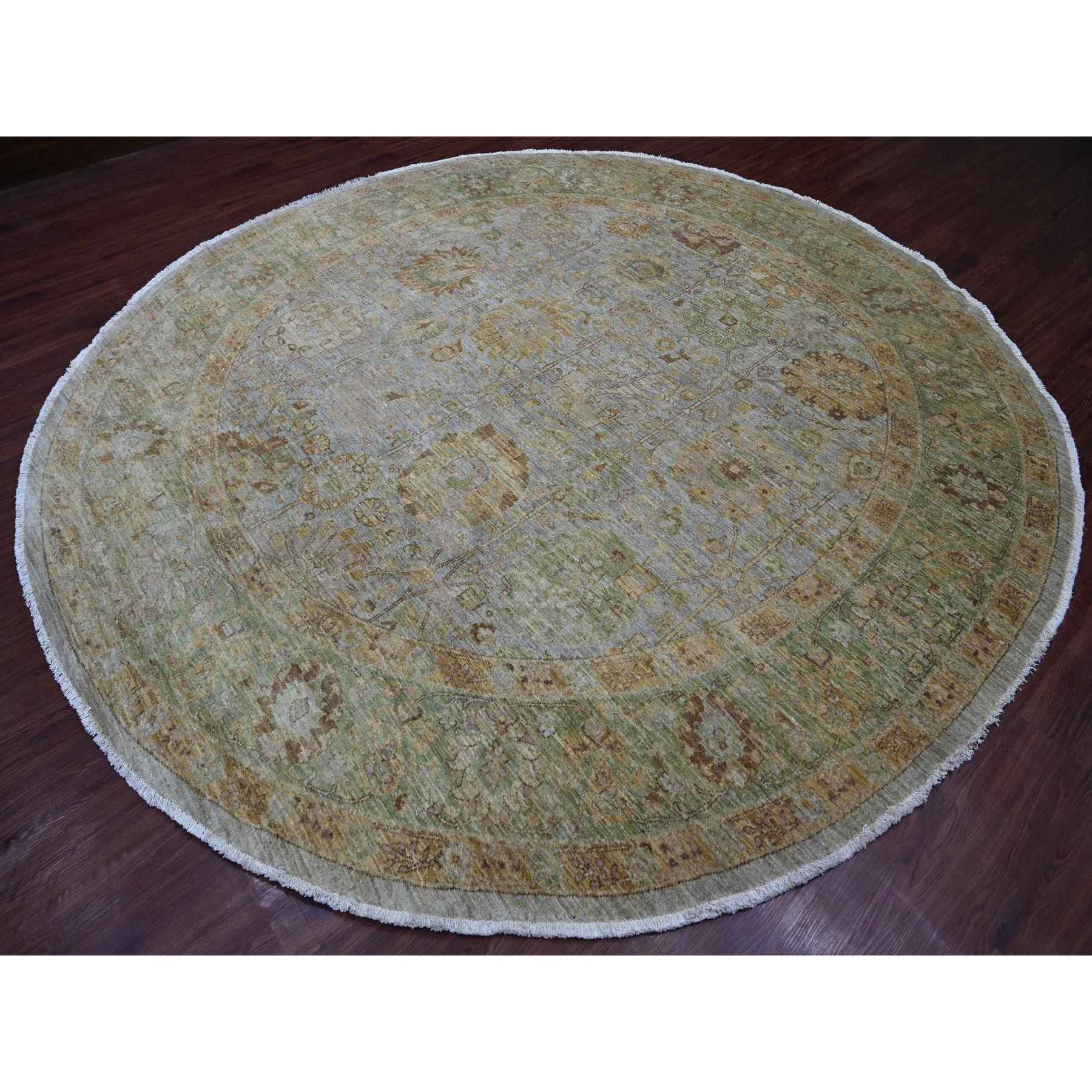 Oushak-And-Peshawar-Hand-Knotted-Rug-107550
