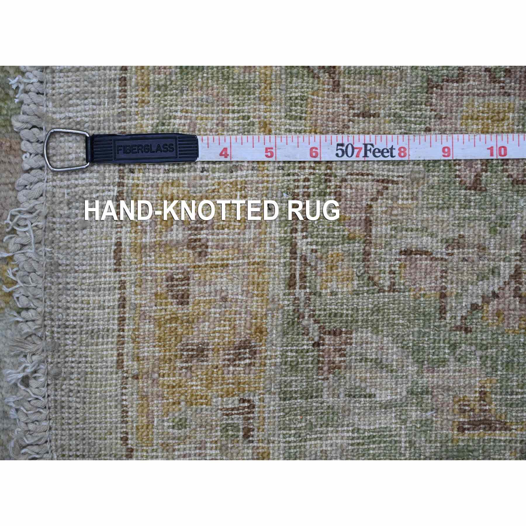 Oushak-And-Peshawar-Hand-Knotted-Rug-107550