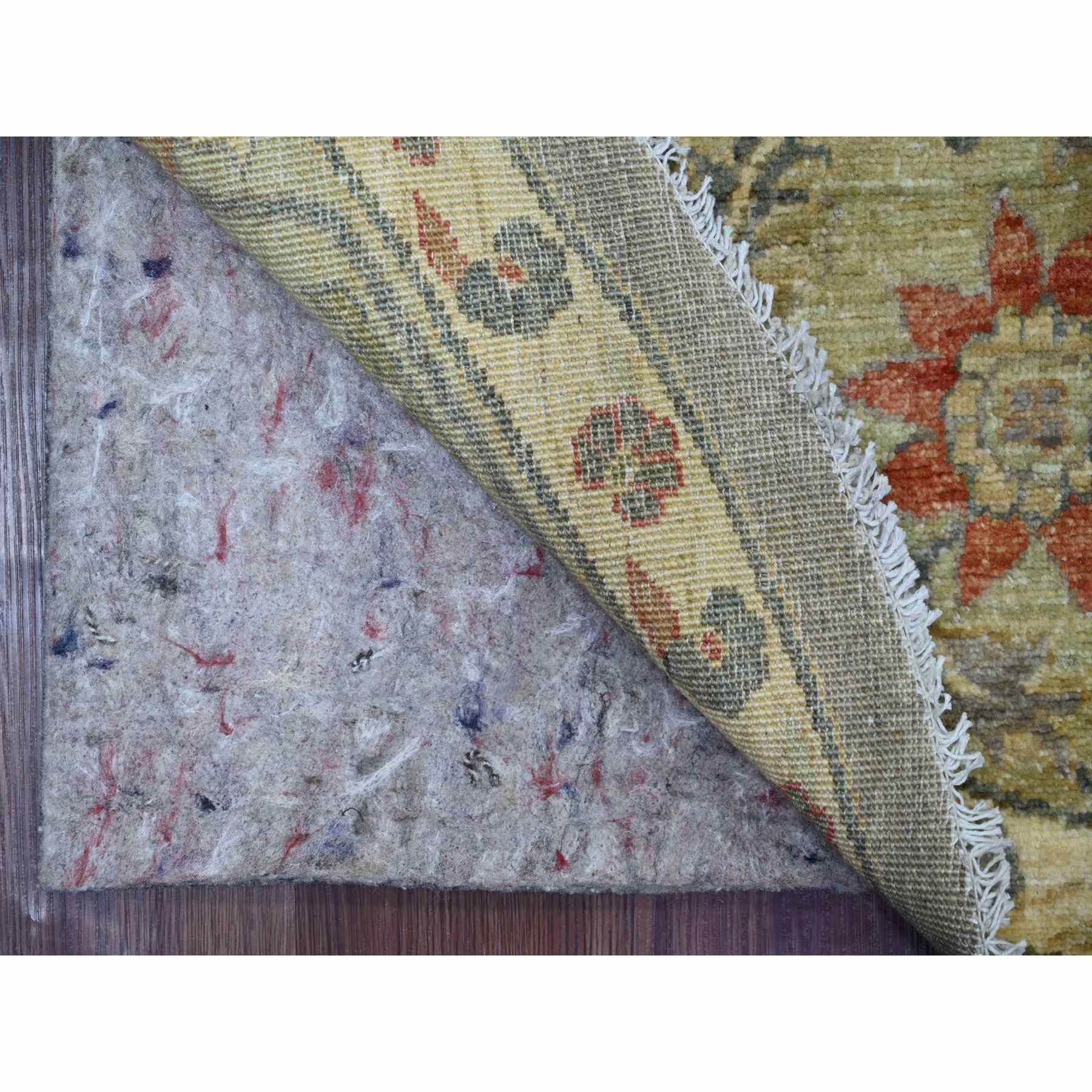 Oushak-And-Peshawar-Hand-Knotted-Rug-107555