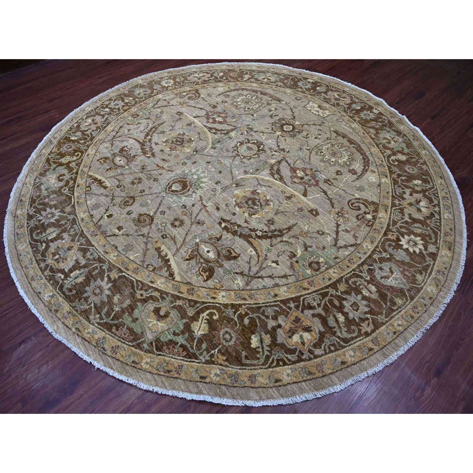 Oushak-And-Peshawar-Hand-Knotted-Rug-107560