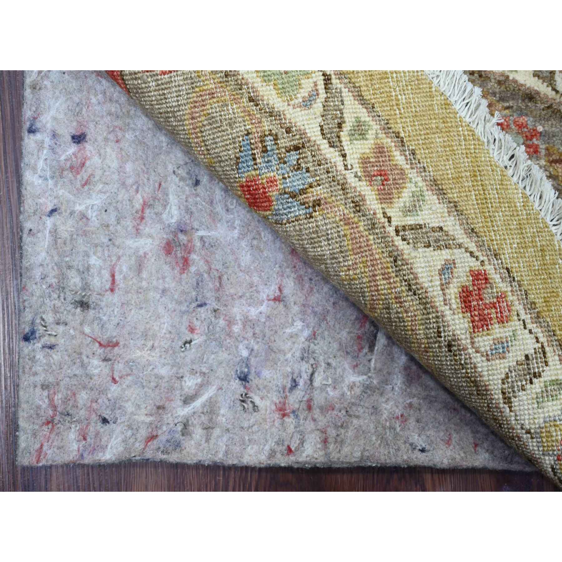 Oushak-And-Peshawar-Hand-Knotted-Rug-107570