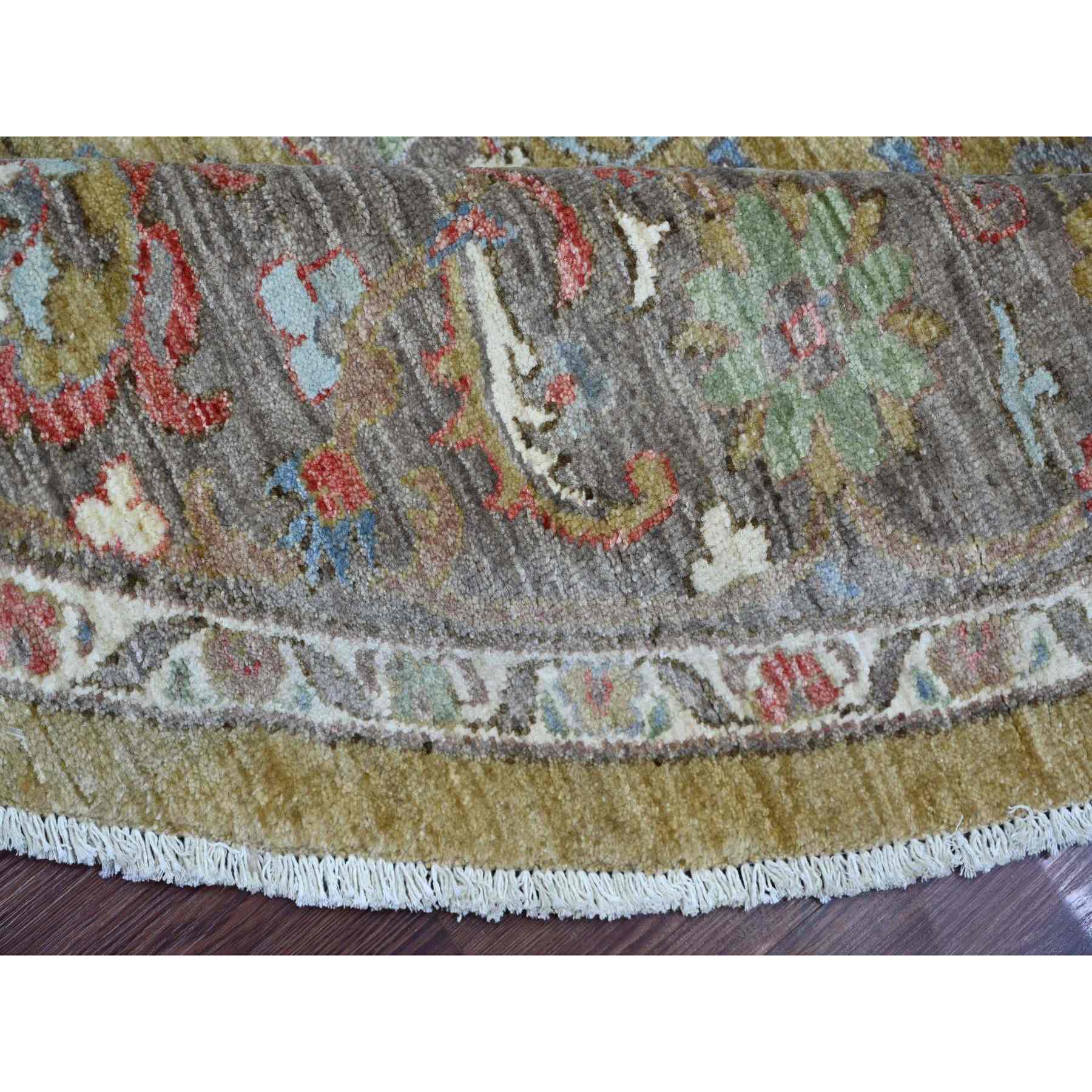 Oushak-And-Peshawar-Hand-Knotted-Rug-107570