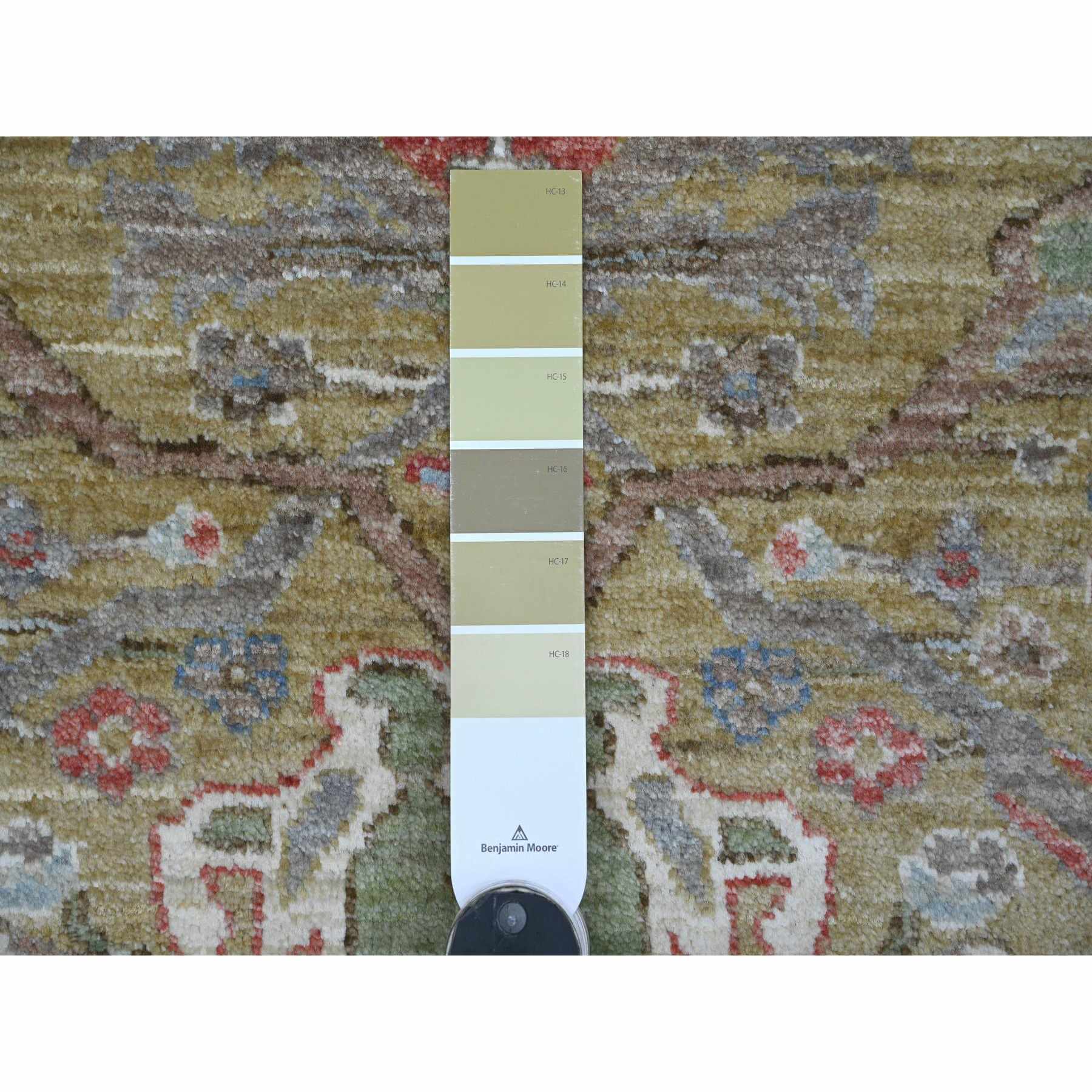 Oushak-And-Peshawar-Hand-Knotted-Rug-107570