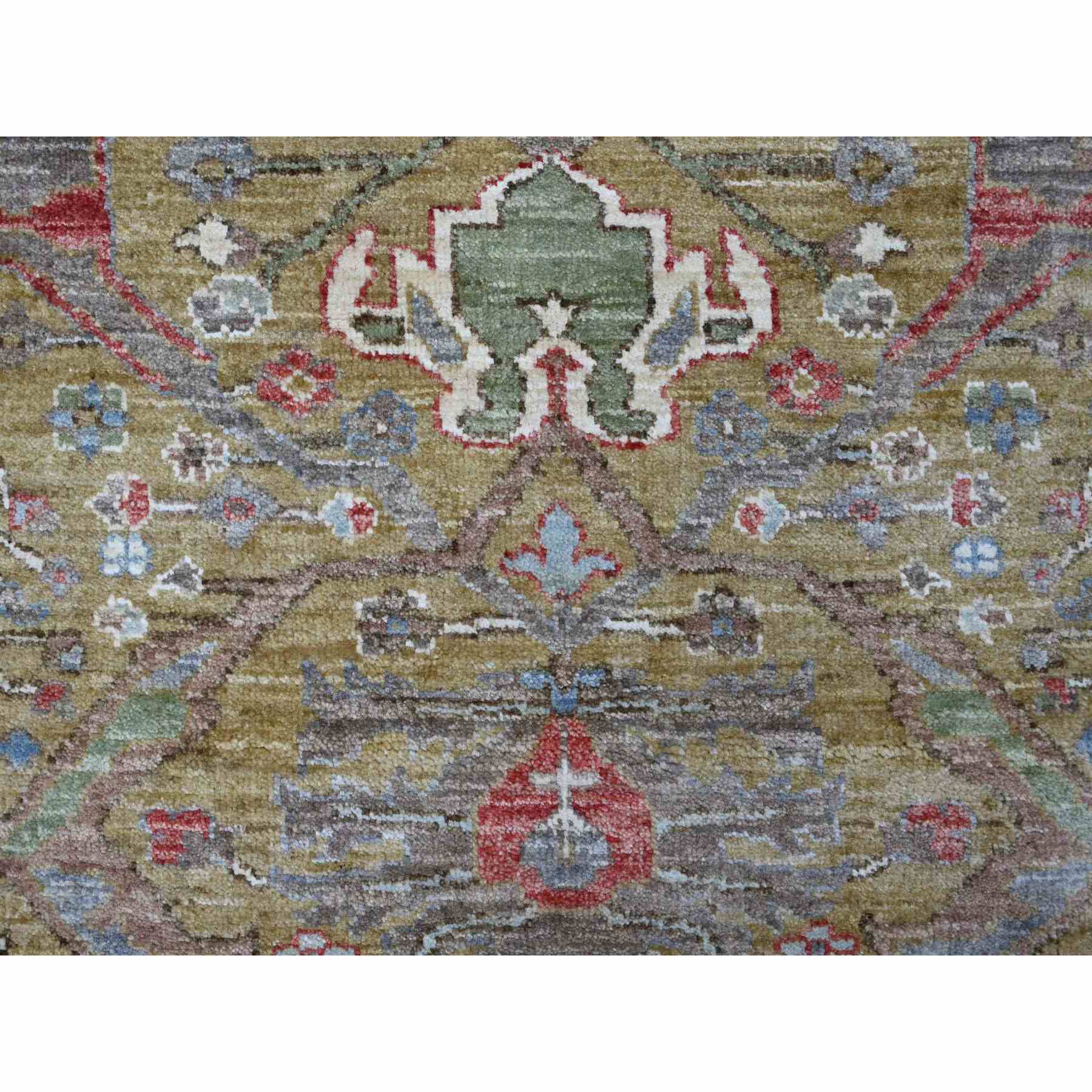 Oushak-And-Peshawar-Hand-Knotted-Rug-107570