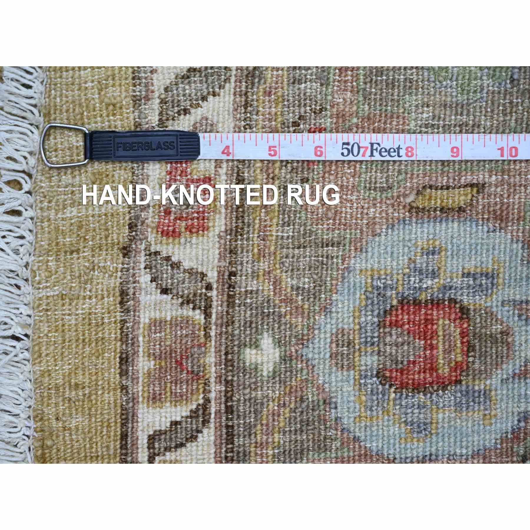 Oushak-And-Peshawar-Hand-Knotted-Rug-107570