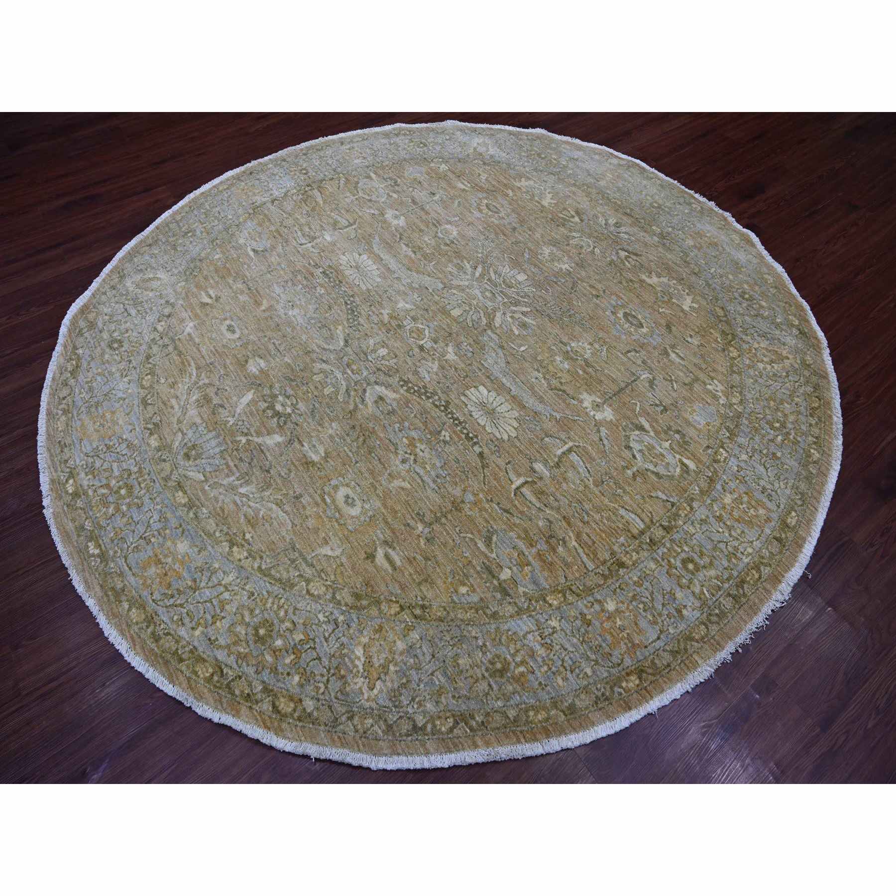 Oushak-And-Peshawar-Hand-Knotted-Rug-107575