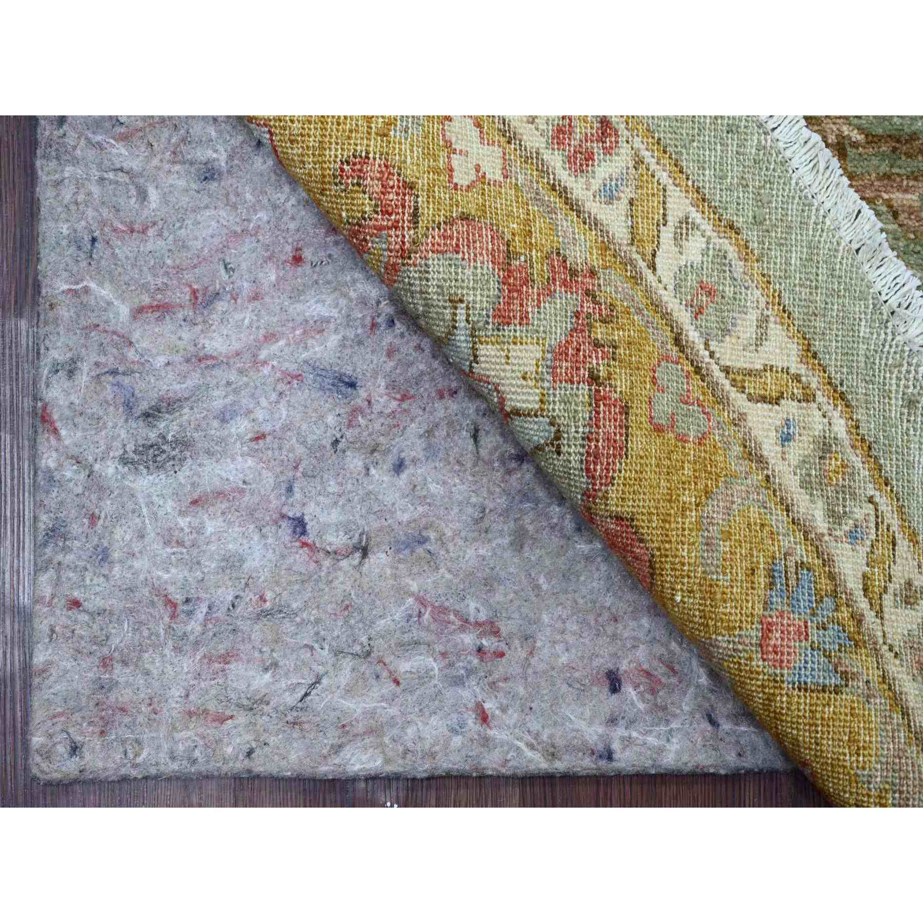 Oushak-And-Peshawar-Hand-Knotted-Rug-107580