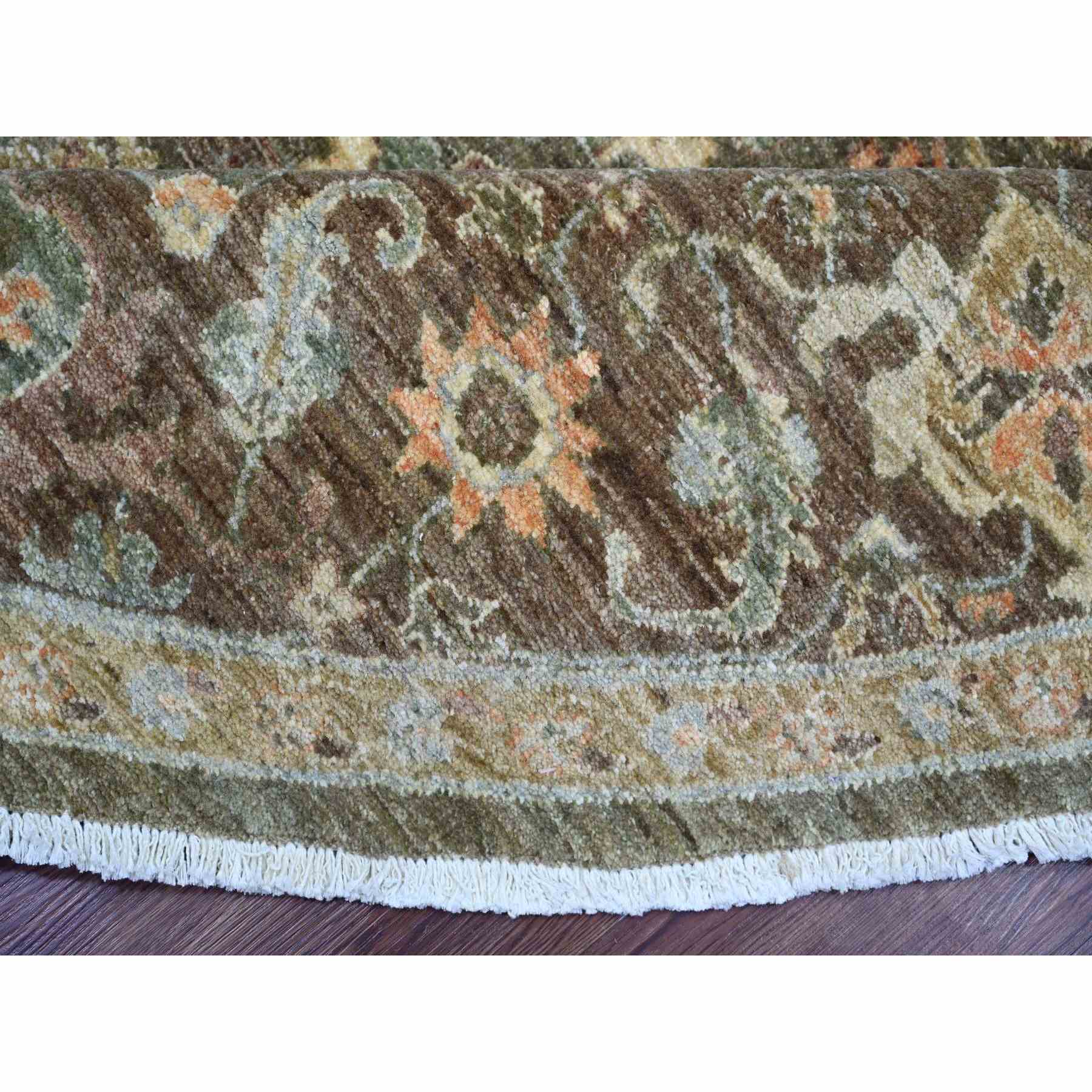 Oushak-And-Peshawar-Hand-Knotted-Rug-107585