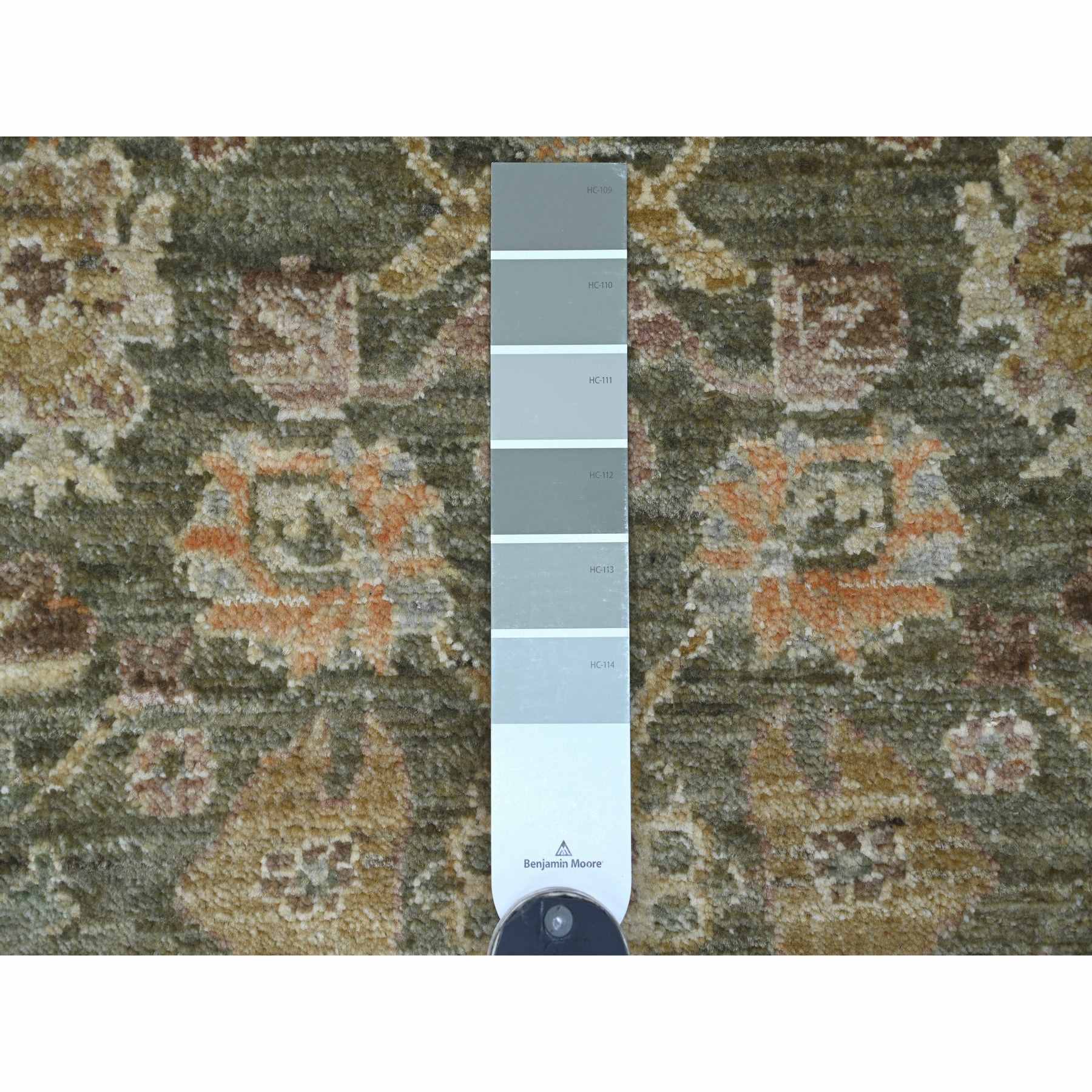 Oushak-And-Peshawar-Hand-Knotted-Rug-107585