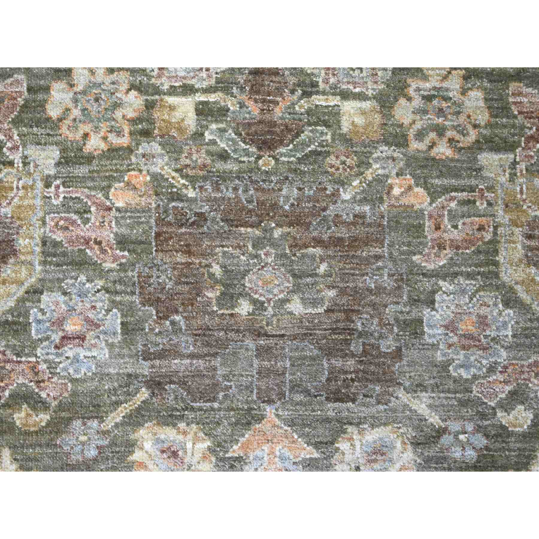 Oushak-And-Peshawar-Hand-Knotted-Rug-107585