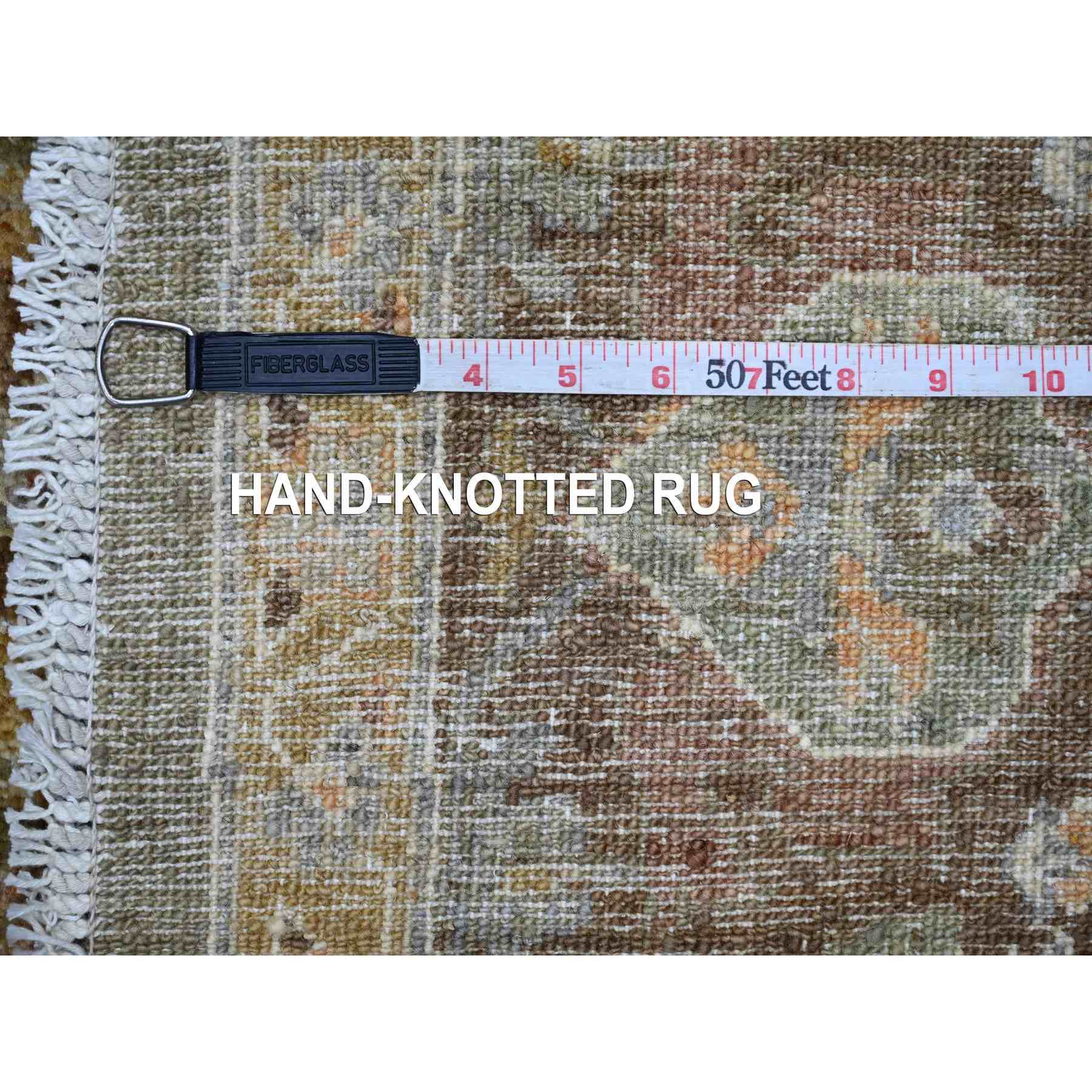 Oushak-And-Peshawar-Hand-Knotted-Rug-107585
