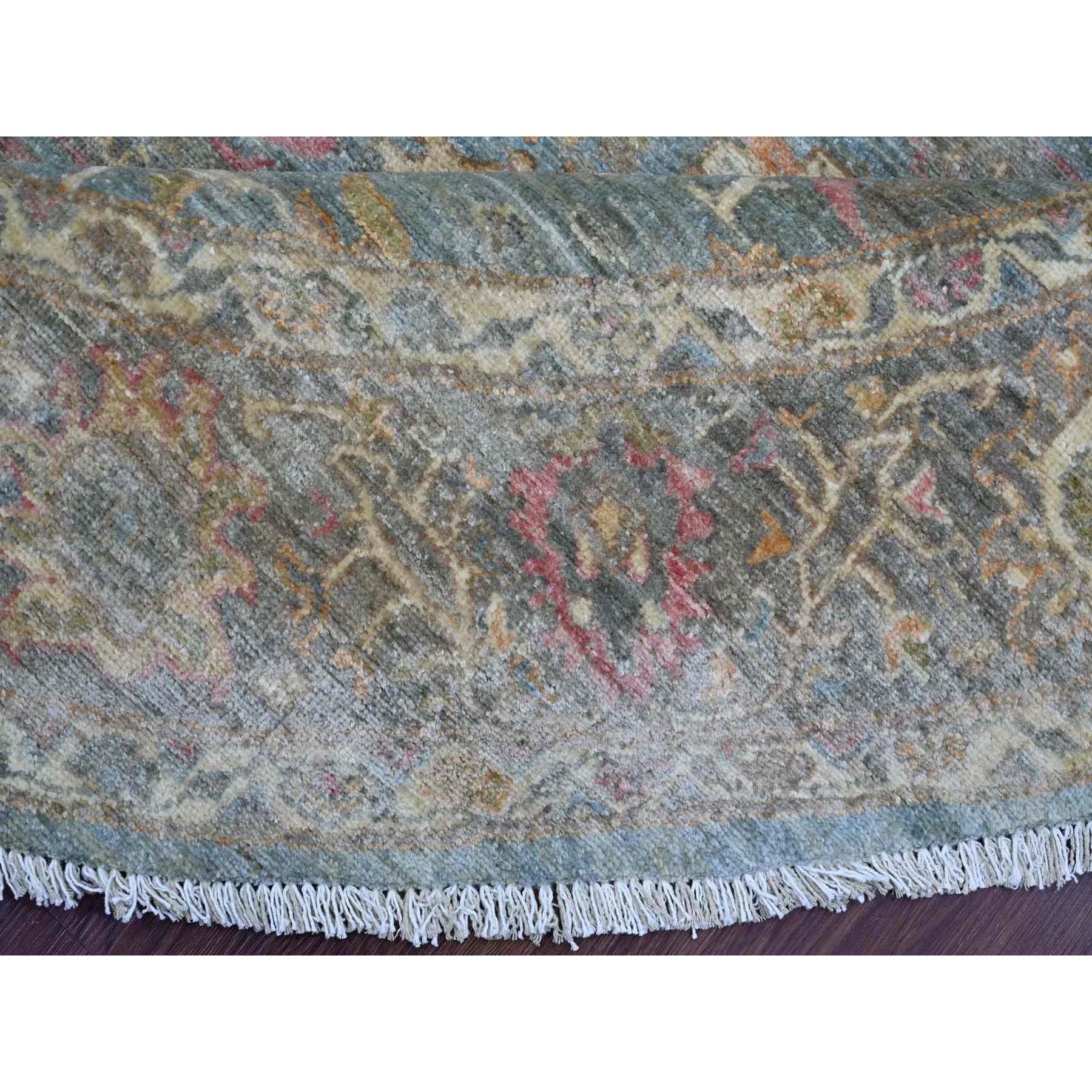 Oushak-And-Peshawar-Hand-Knotted-Rug-107590