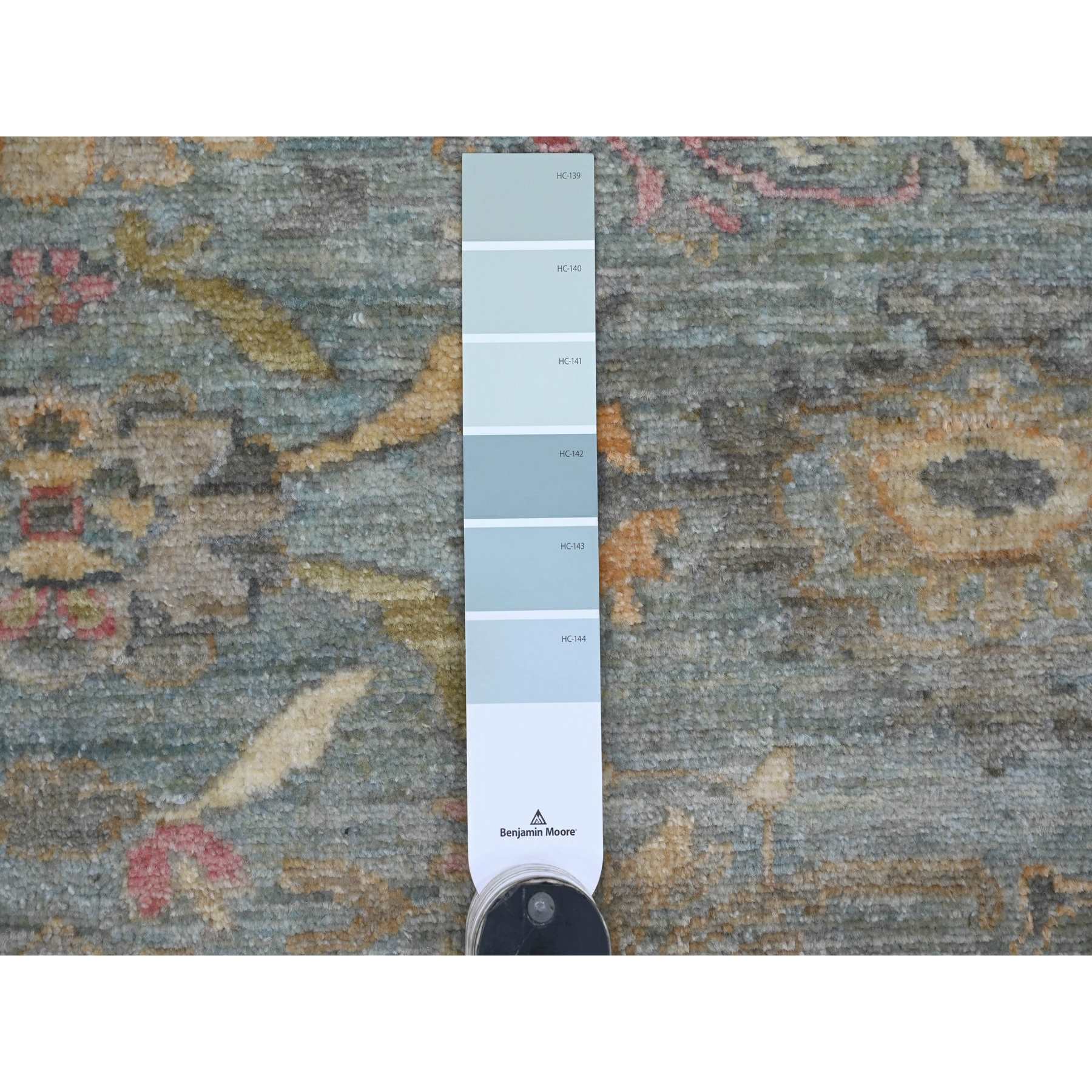 Oushak-And-Peshawar-Hand-Knotted-Rug-107590