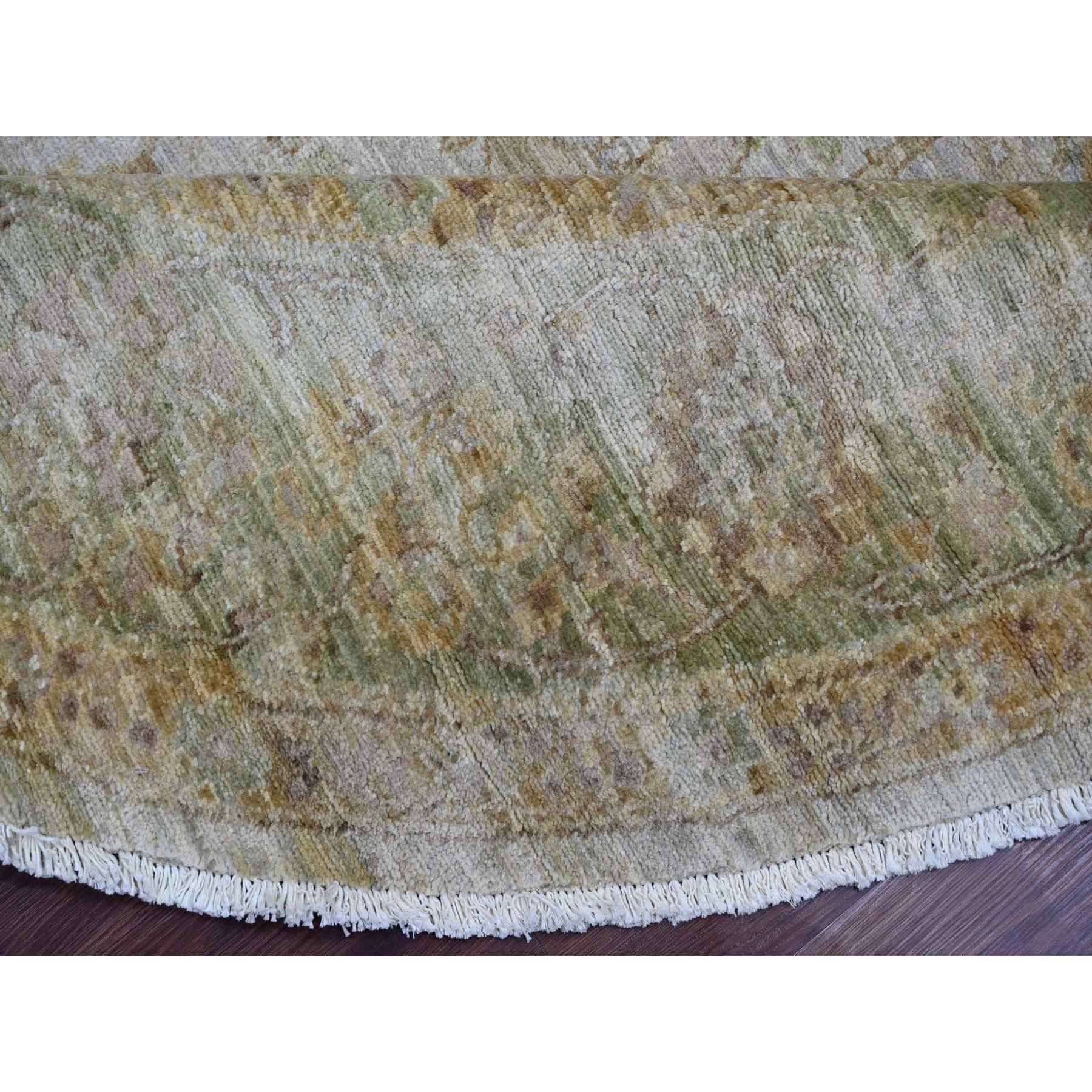 Oushak-And-Peshawar-Hand-Knotted-Rug-107595