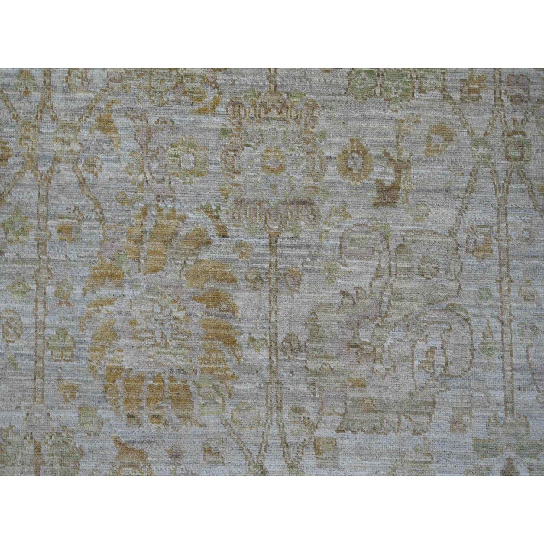 Oushak-And-Peshawar-Hand-Knotted-Rug-107595