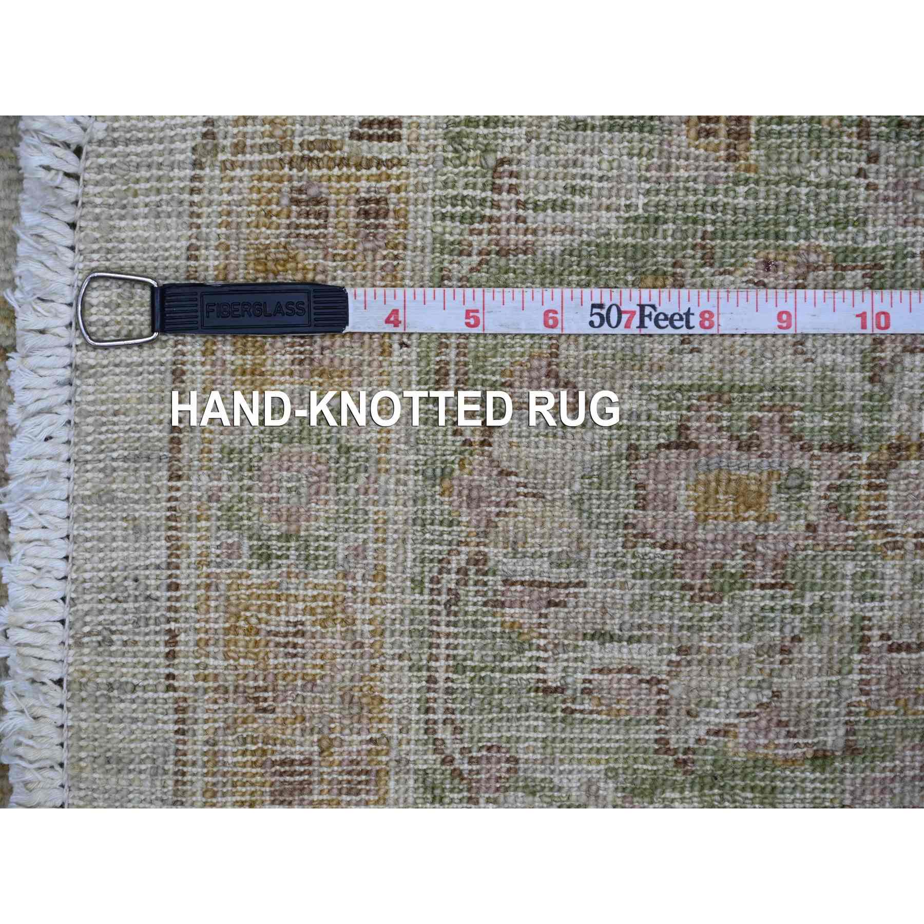 Oushak-And-Peshawar-Hand-Knotted-Rug-107595
