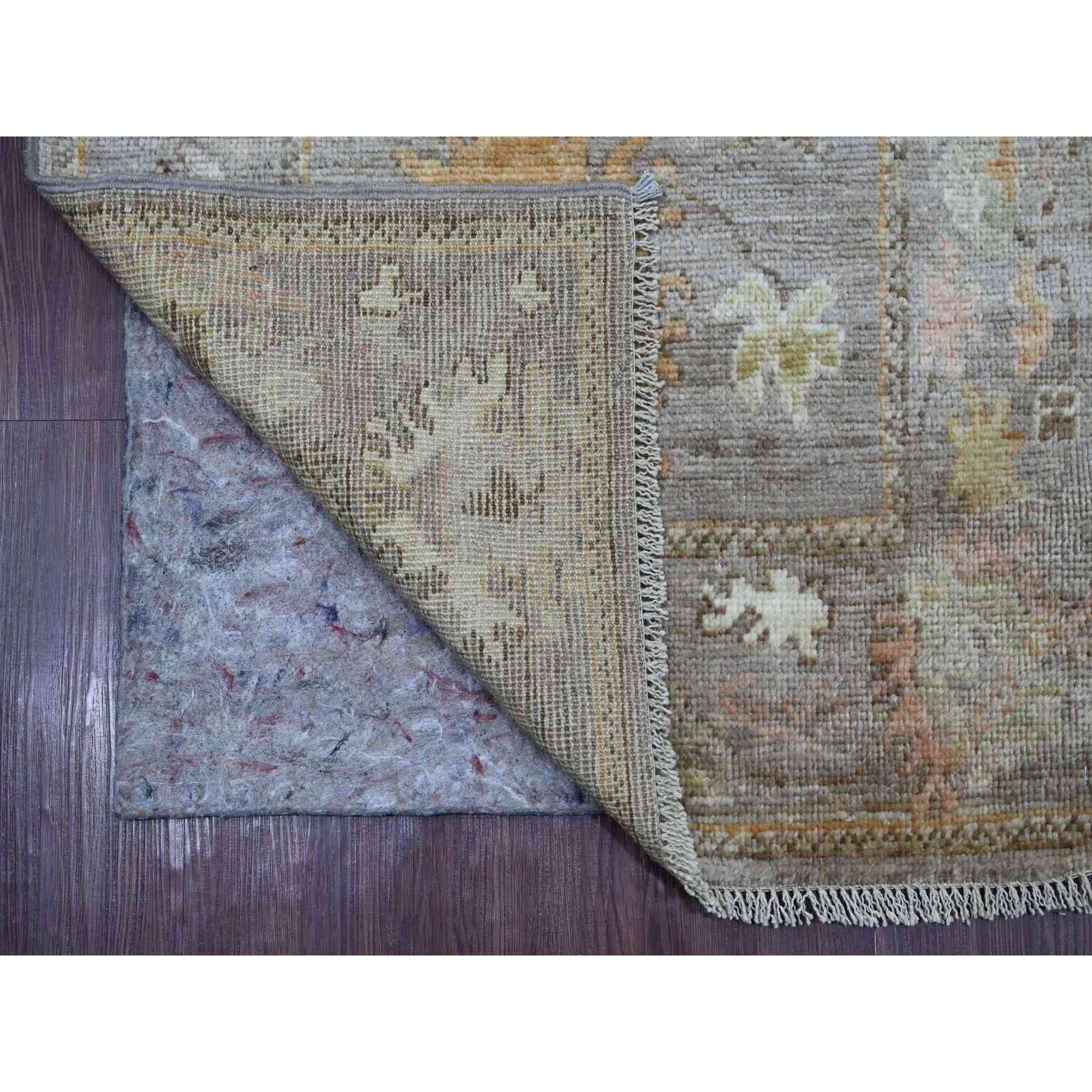 Oushak-And-Peshawar-Hand-Knotted-Rug-107600