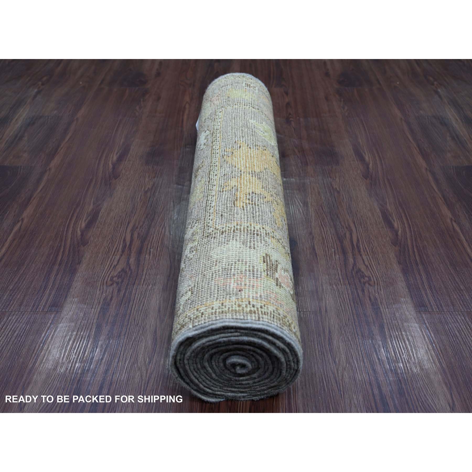 Oushak-And-Peshawar-Hand-Knotted-Rug-107600