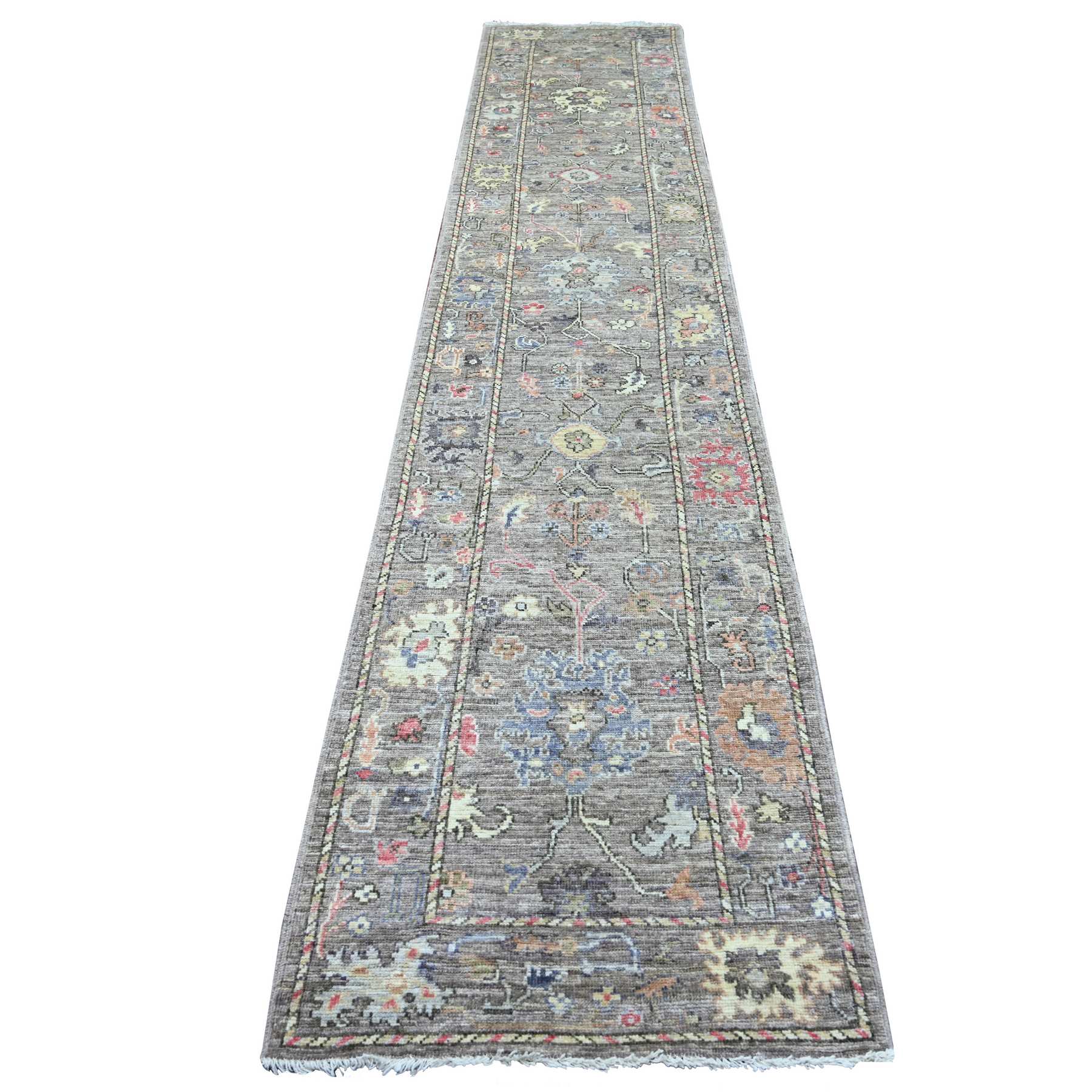 Oushak-And-Peshawar-Hand-Knotted-Rug-107610