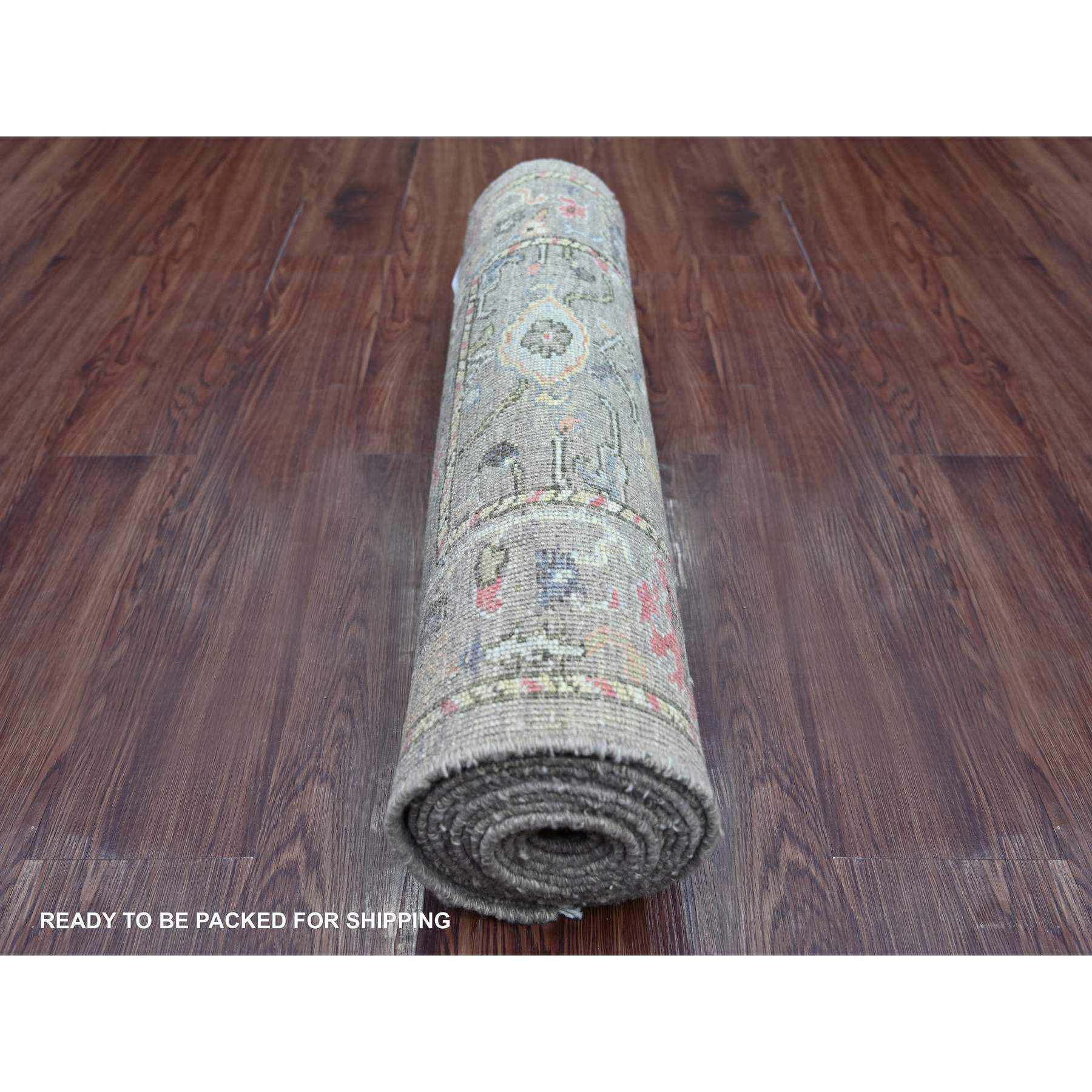 Oushak-And-Peshawar-Hand-Knotted-Rug-107610