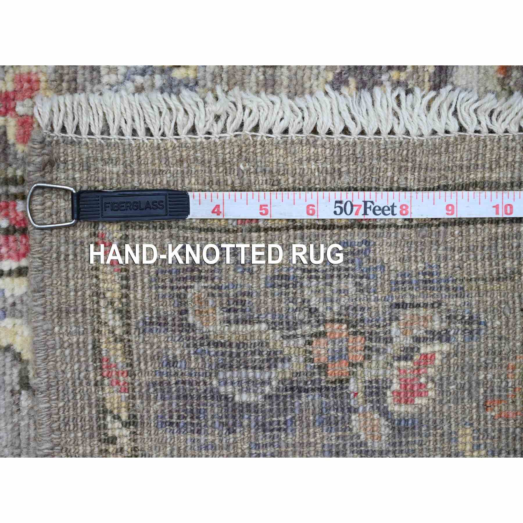 Oushak-And-Peshawar-Hand-Knotted-Rug-107610