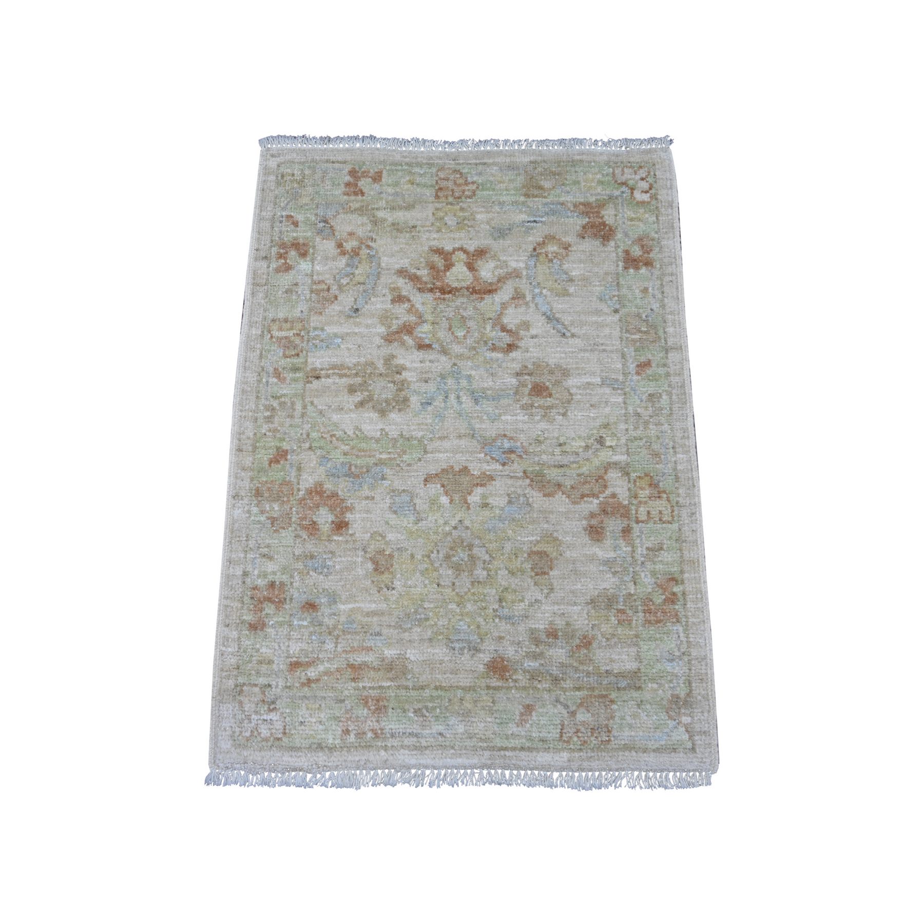 Oushak-And-Peshawar-Hand-Knotted-Rug-107630