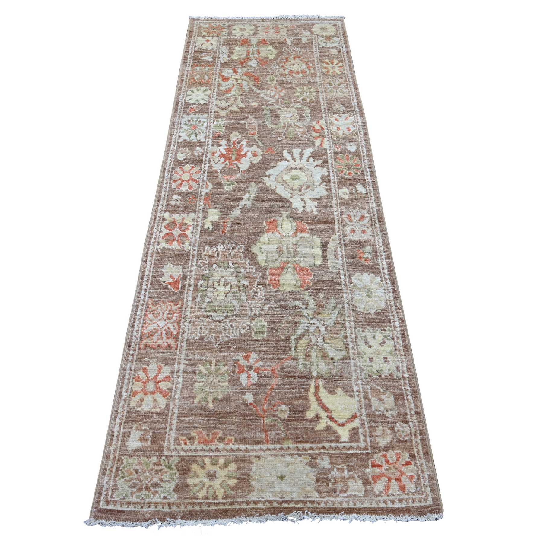 Oushak-And-Peshawar-Hand-Knotted-Rug-107635