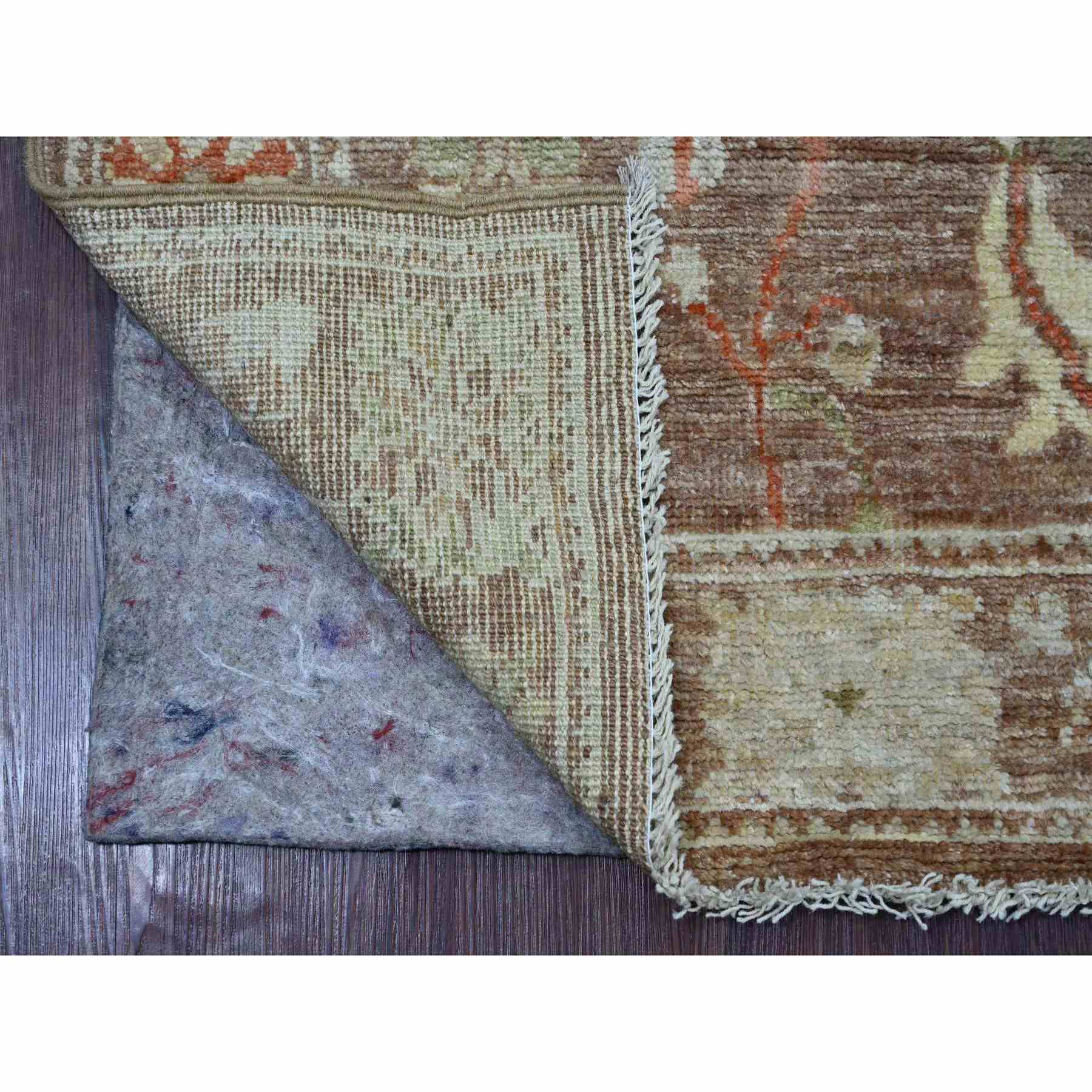 Oushak-And-Peshawar-Hand-Knotted-Rug-107635