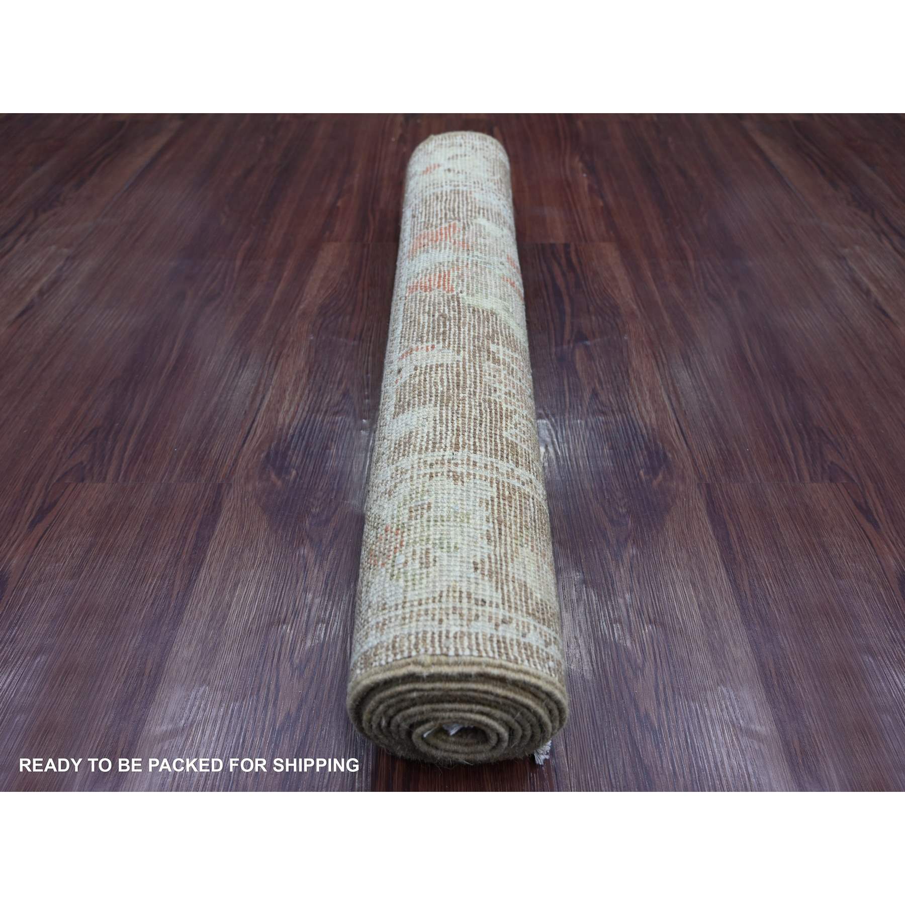 Oushak-And-Peshawar-Hand-Knotted-Rug-107635