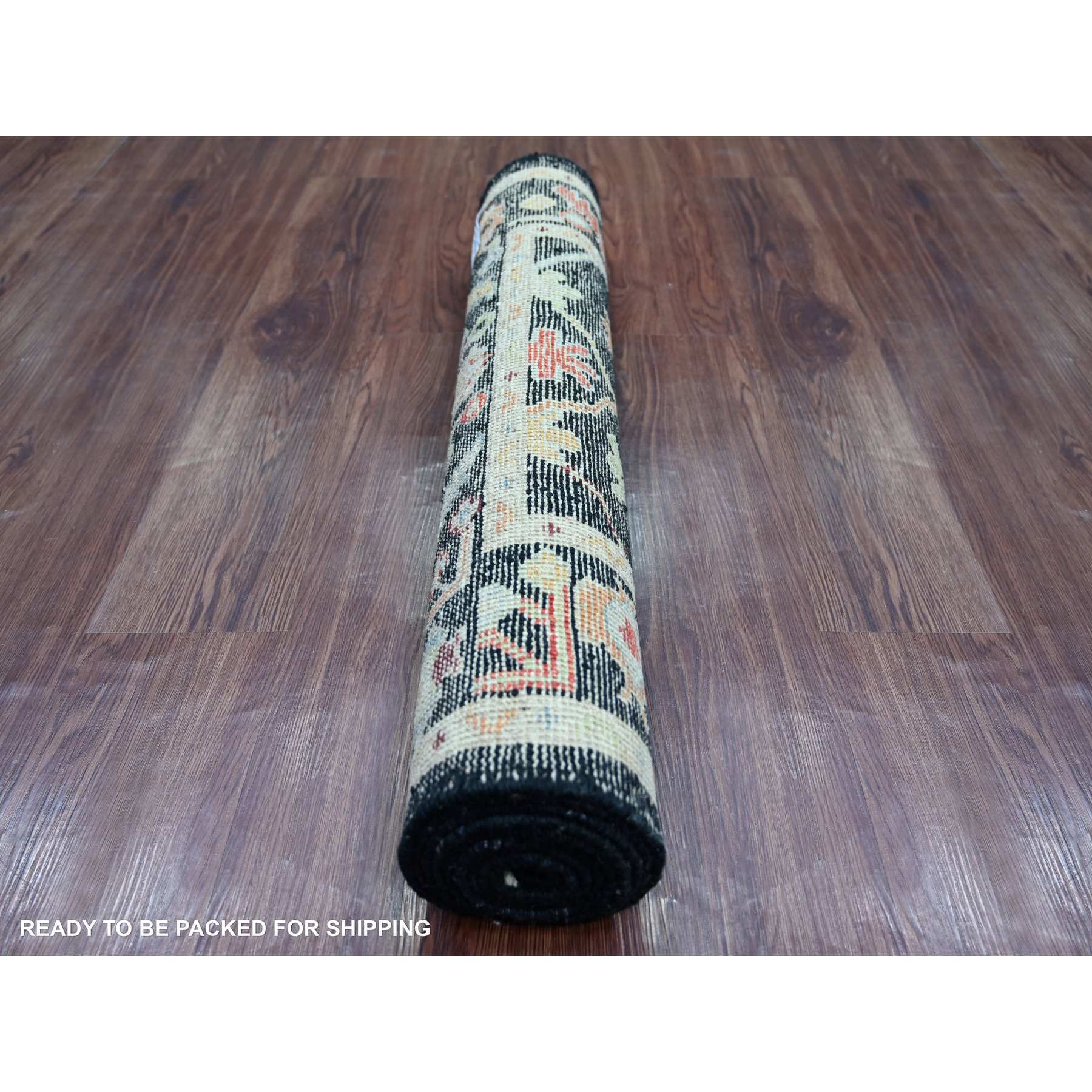 Oushak-And-Peshawar-Hand-Knotted-Rug-107645