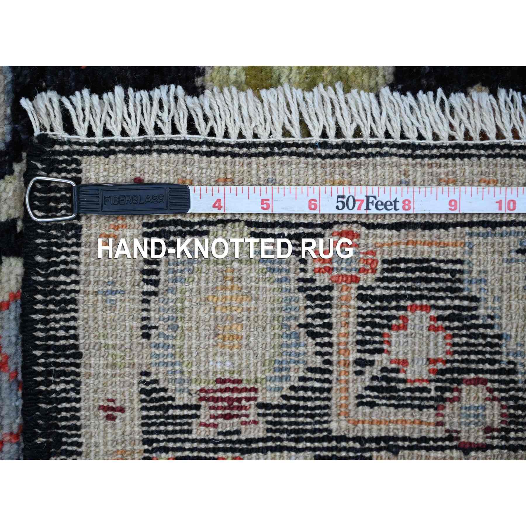 Oushak-And-Peshawar-Hand-Knotted-Rug-107645