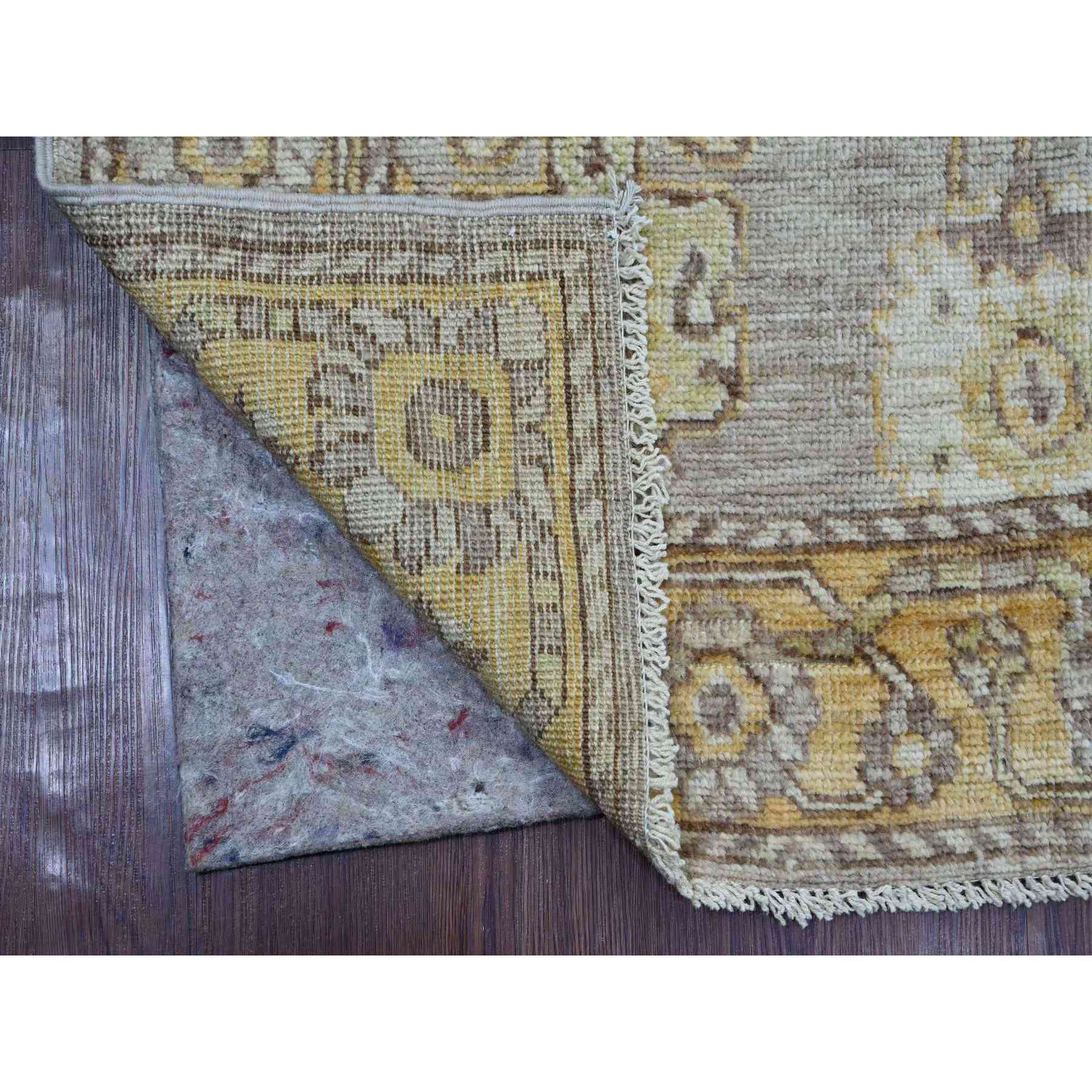 Oushak-And-Peshawar-Hand-Knotted-Rug-107655
