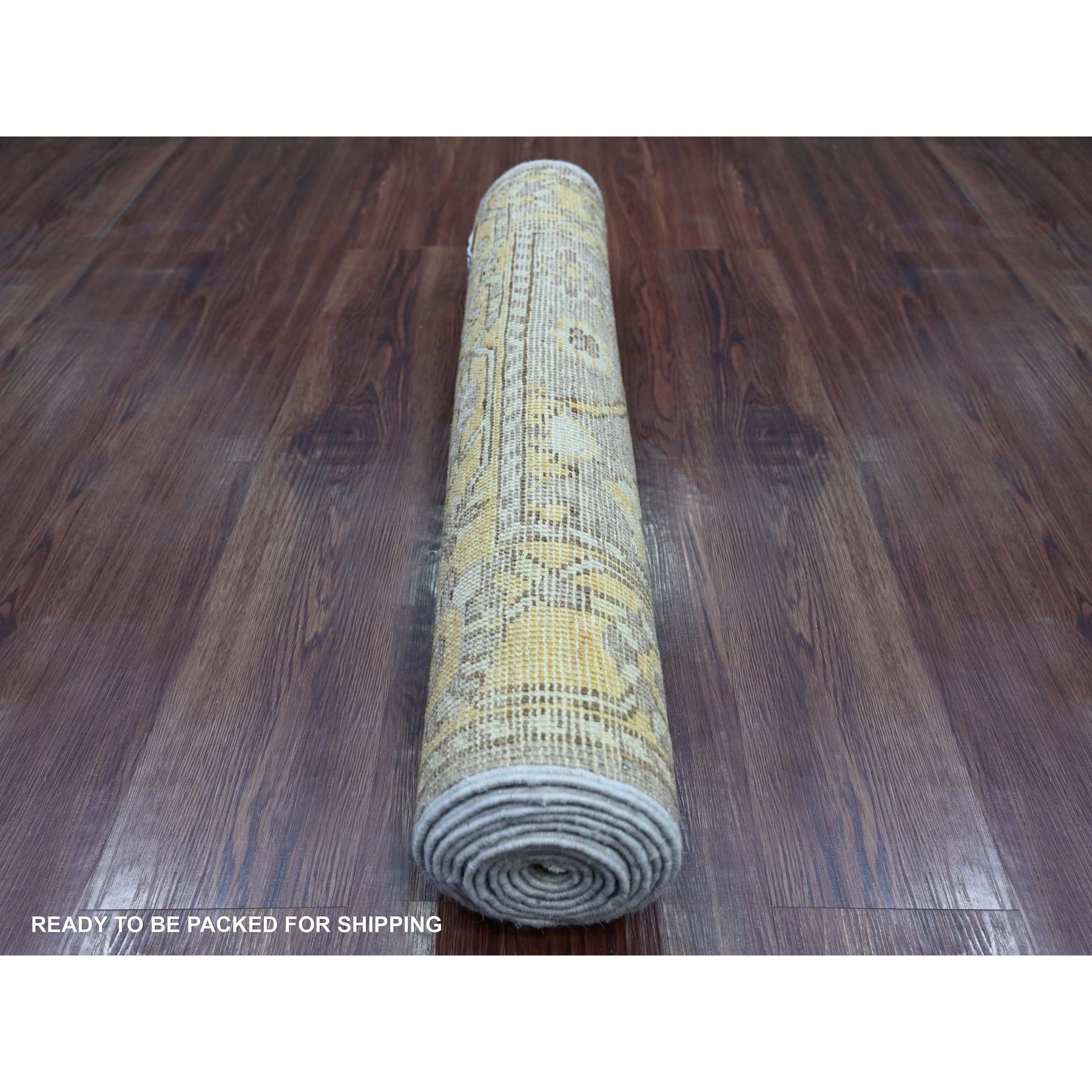 Oushak-And-Peshawar-Hand-Knotted-Rug-107655