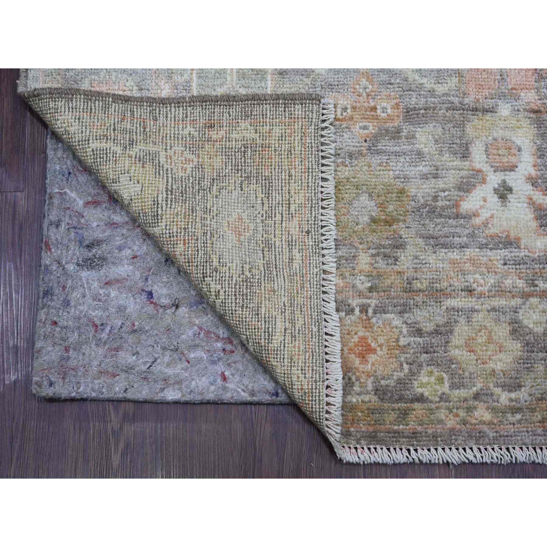 Oushak-And-Peshawar-Hand-Knotted-Rug-107660