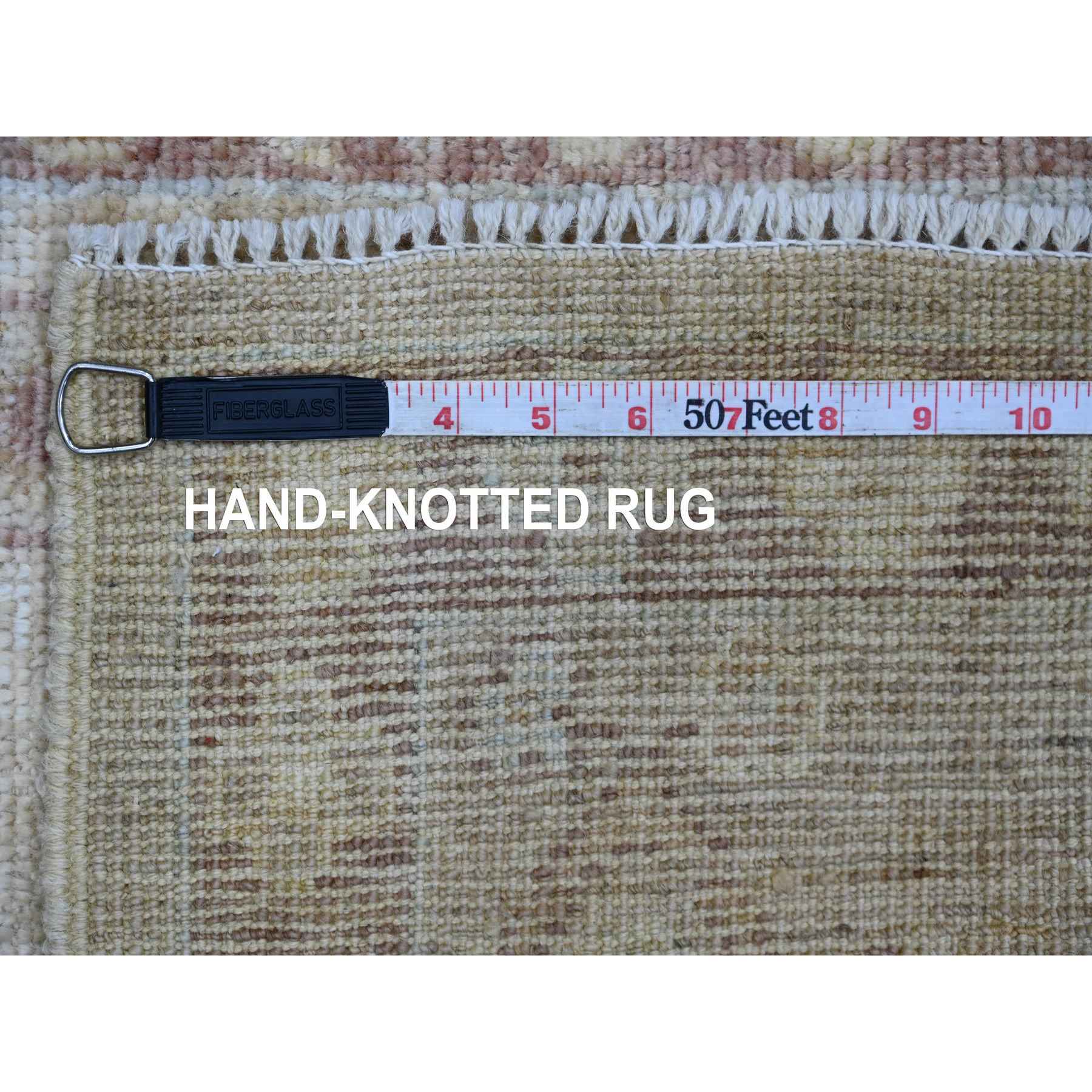 Oushak-And-Peshawar-Hand-Knotted-Rug-107665