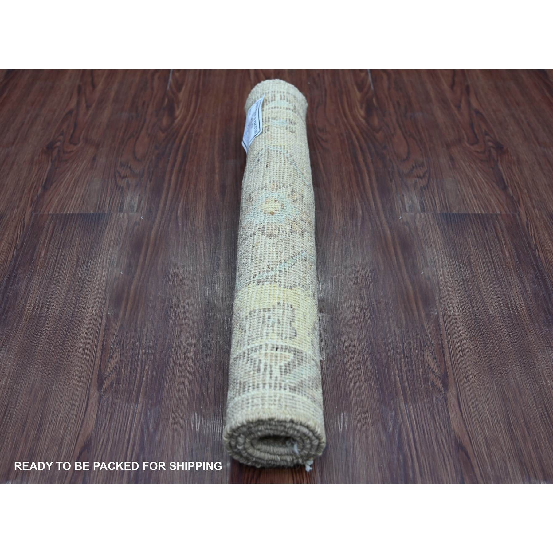 Oushak-And-Peshawar-Hand-Knotted-Rug-107670