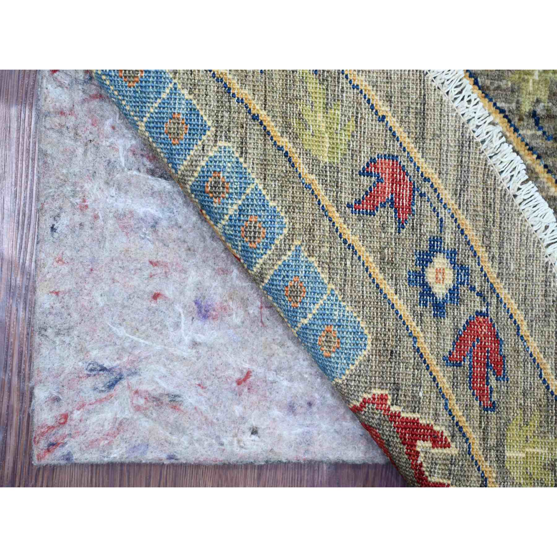 Oushak-And-Peshawar-Hand-Knotted-Rug-107675