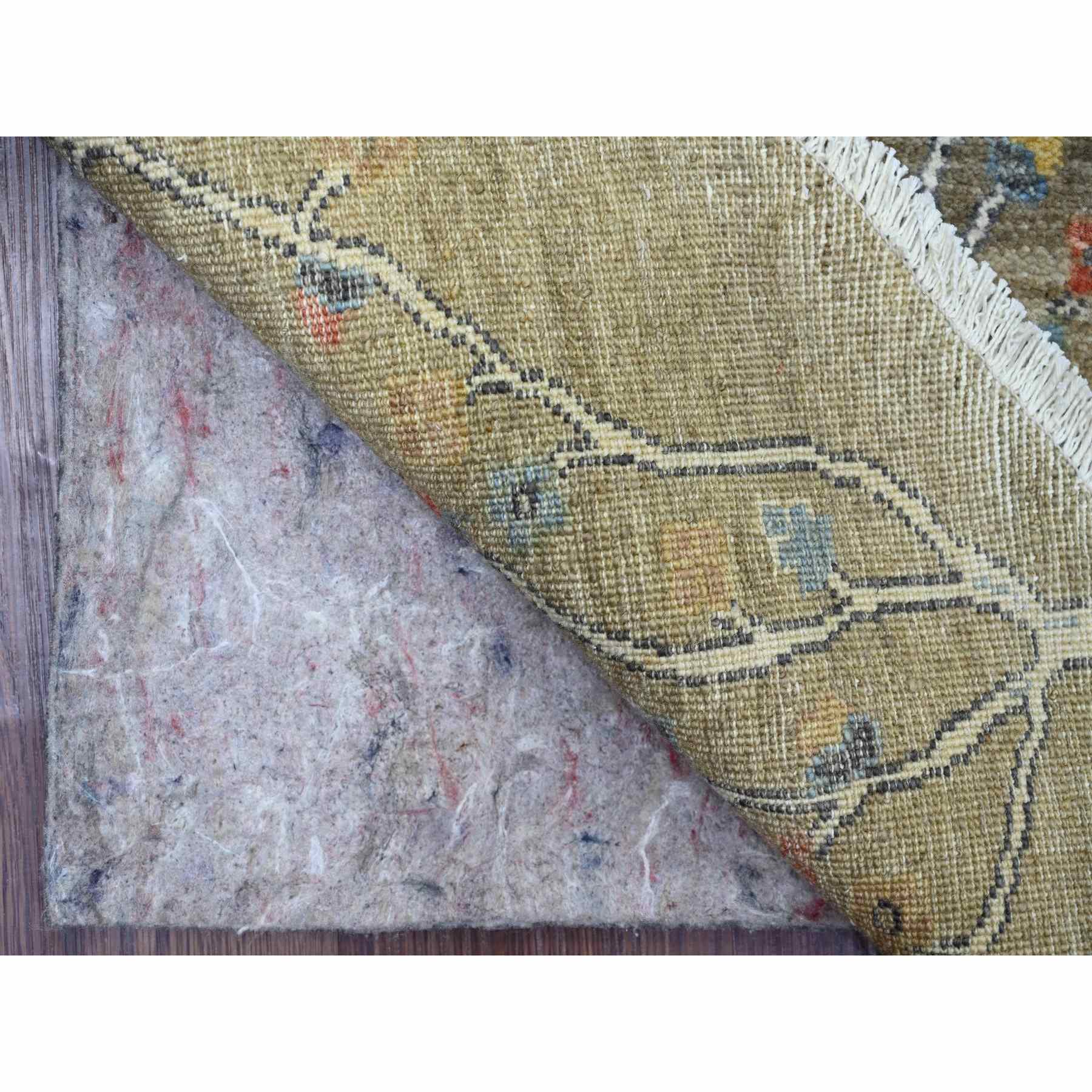 Oushak-And-Peshawar-Hand-Knotted-Rug-107680