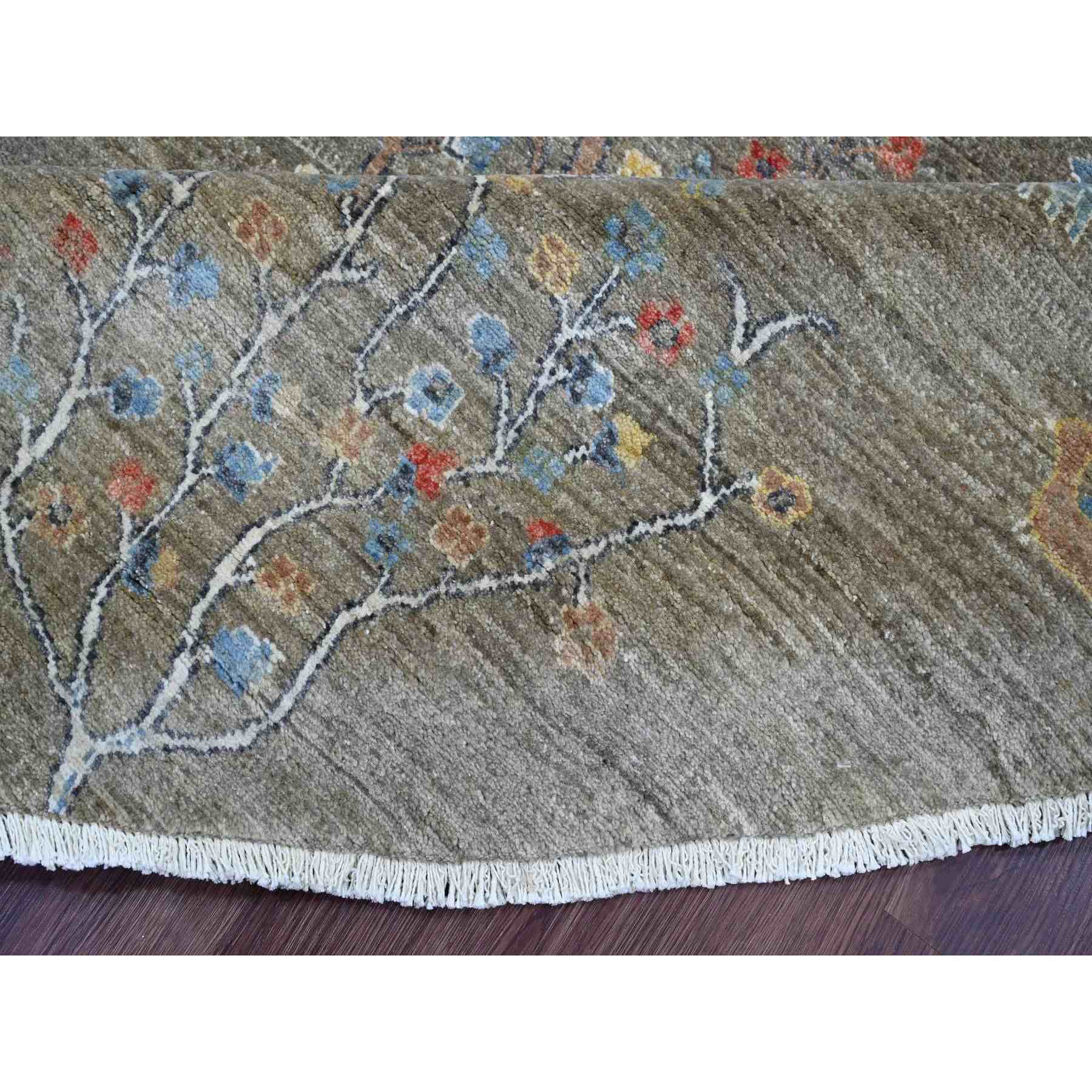 Oushak-And-Peshawar-Hand-Knotted-Rug-107680