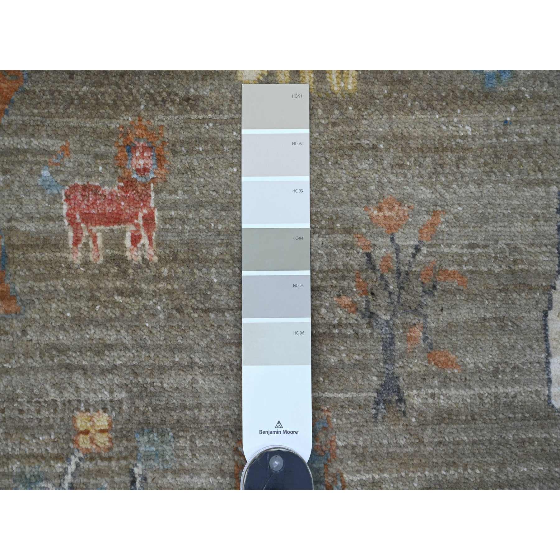Oushak-And-Peshawar-Hand-Knotted-Rug-107680