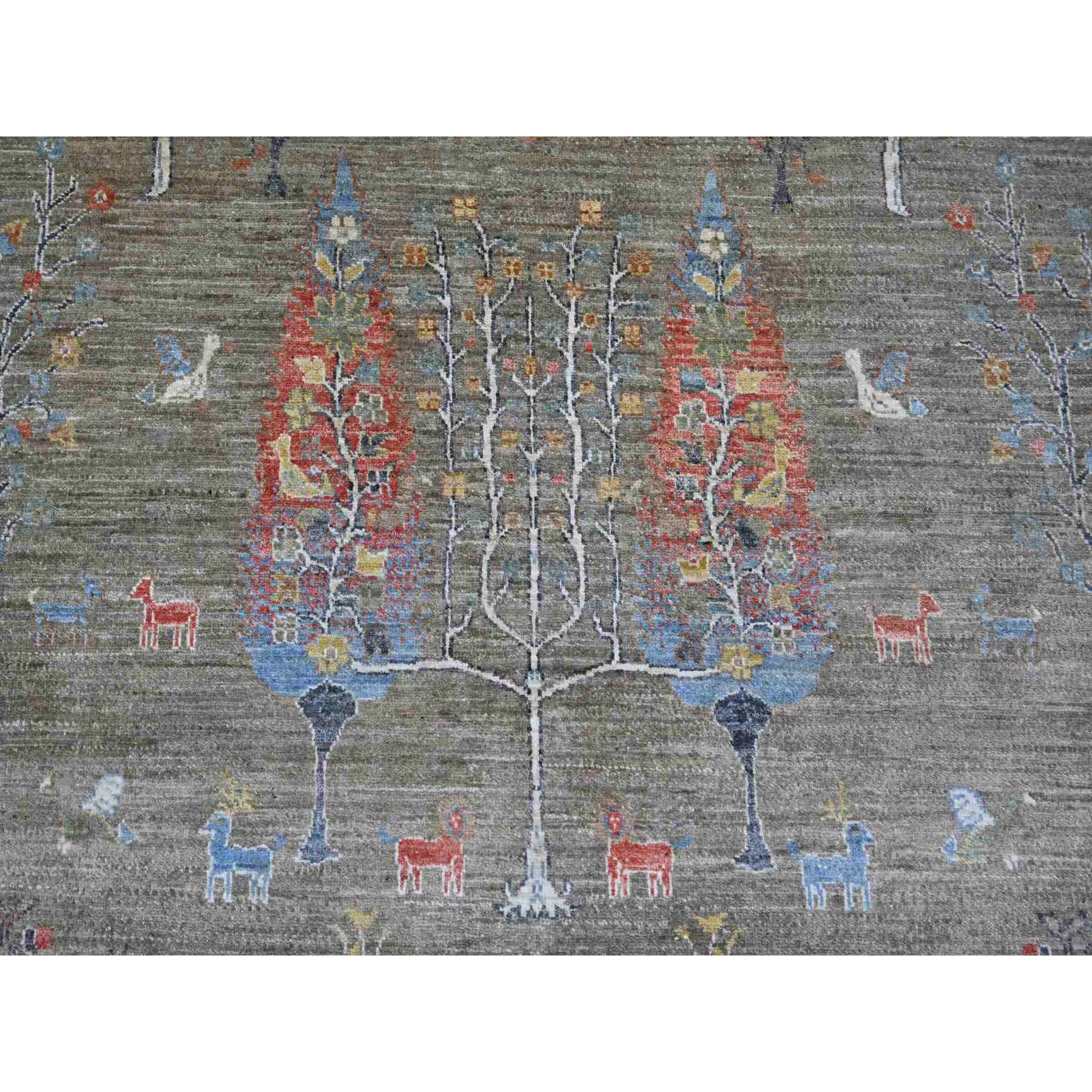 Oushak-And-Peshawar-Hand-Knotted-Rug-107680