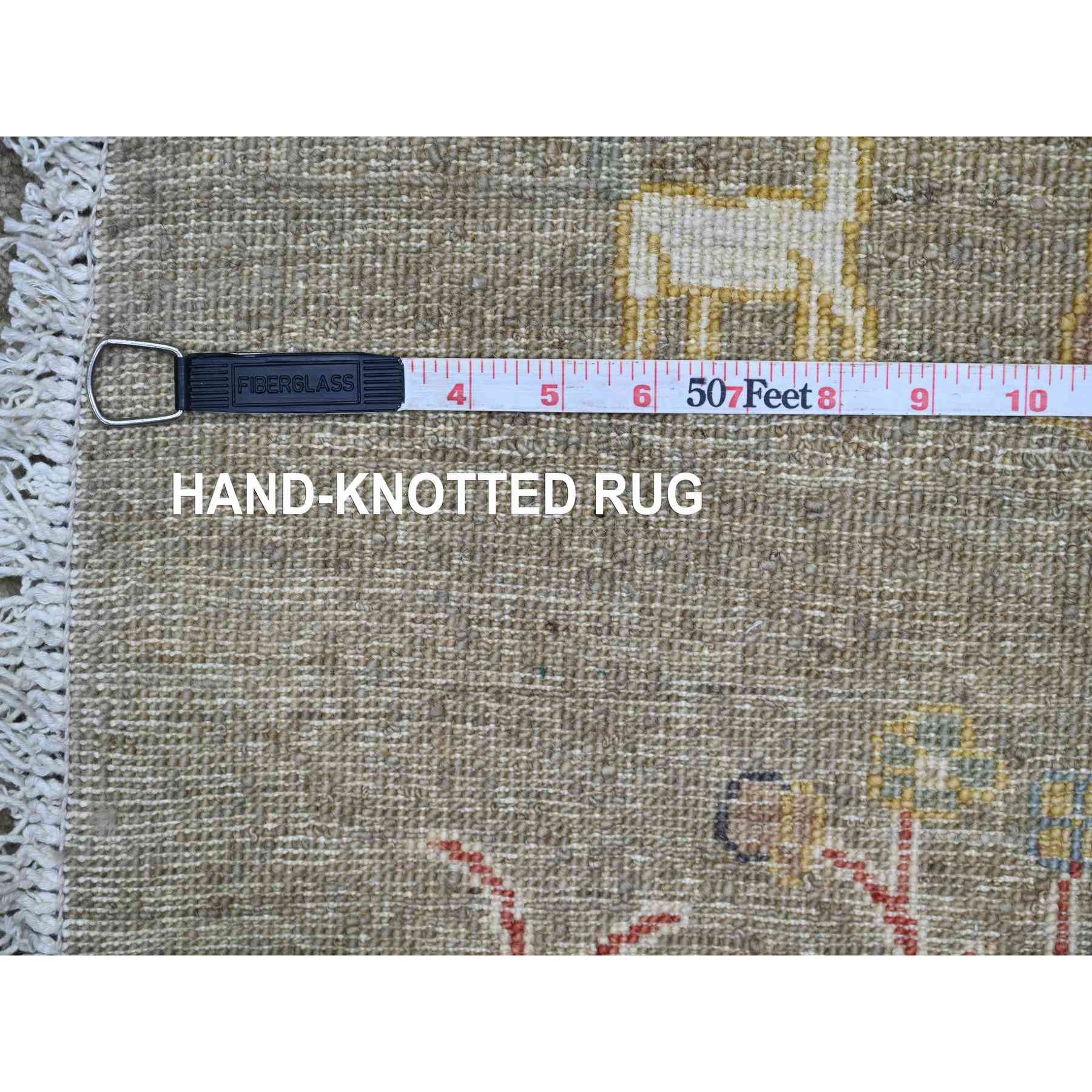 Oushak-And-Peshawar-Hand-Knotted-Rug-107680