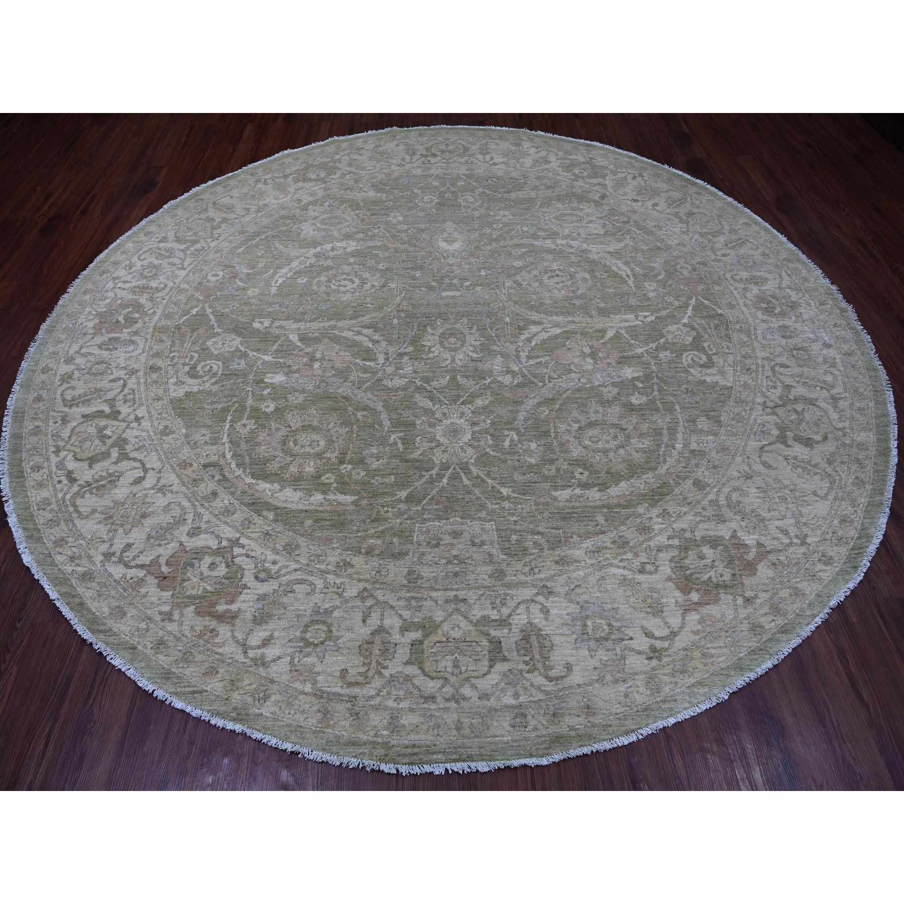 Oushak-And-Peshawar-Hand-Knotted-Rug-107685