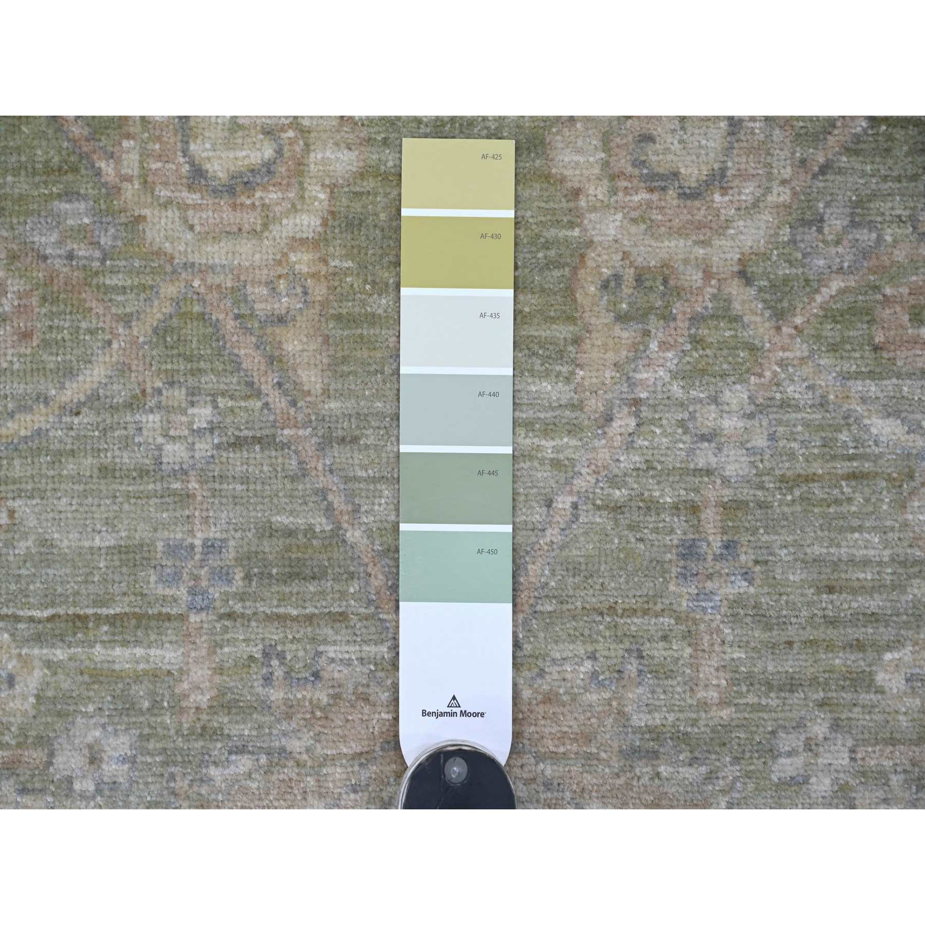 Oushak-And-Peshawar-Hand-Knotted-Rug-107685