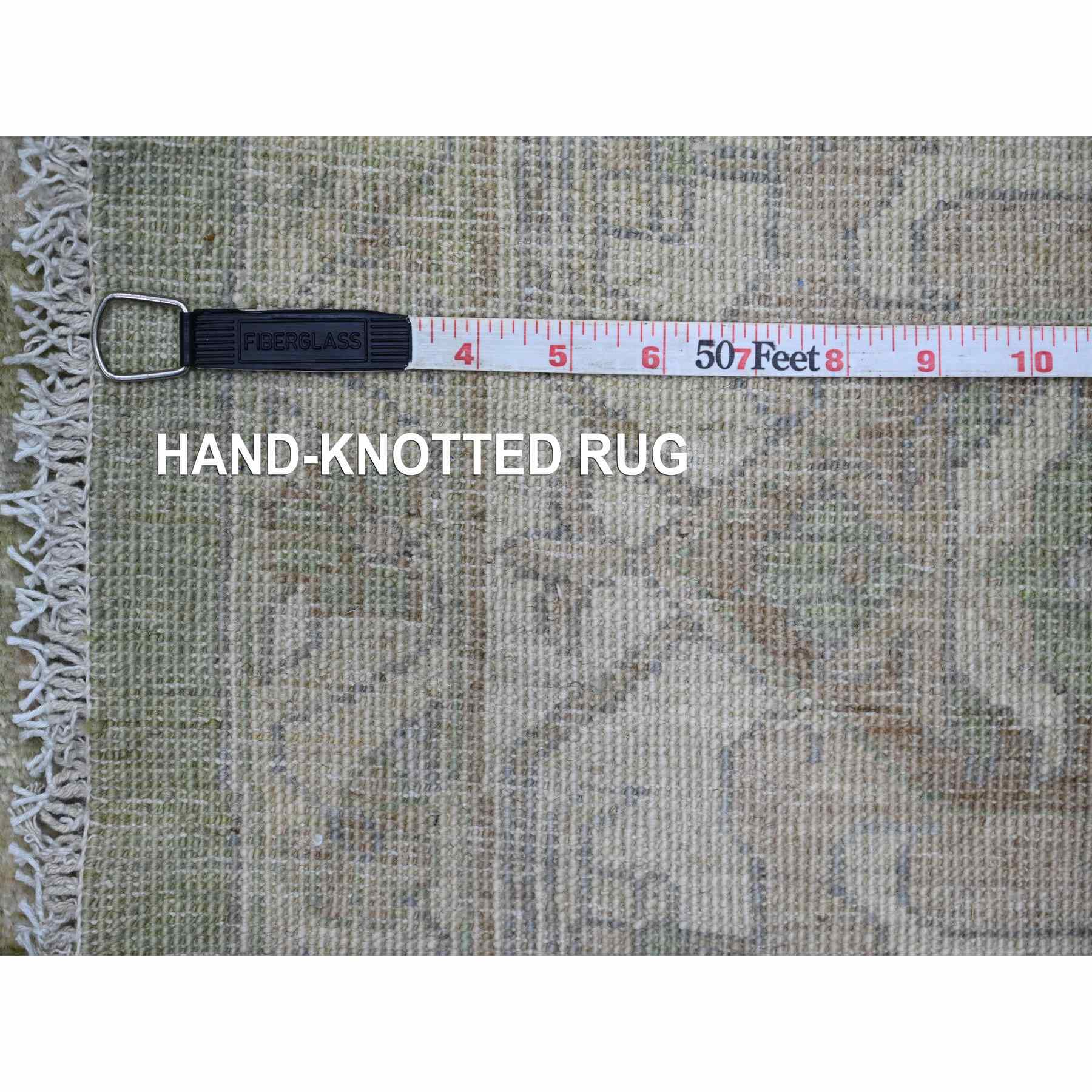 Oushak-And-Peshawar-Hand-Knotted-Rug-107685