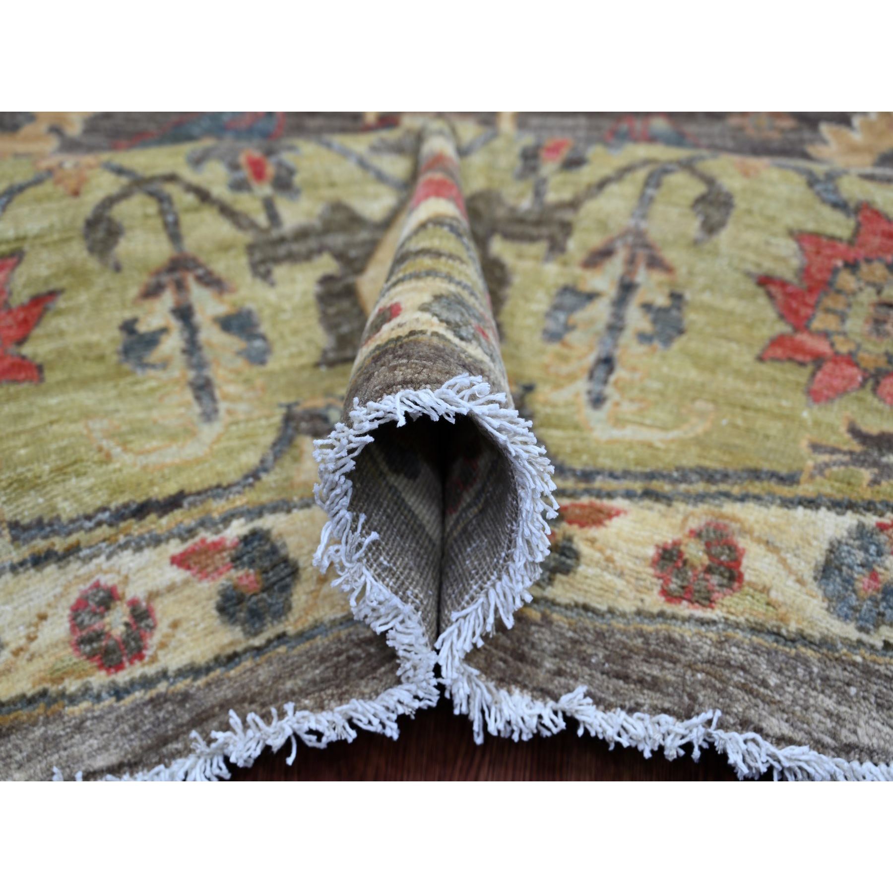 Oushak-And-Peshawar-Hand-Knotted-Rug-107690